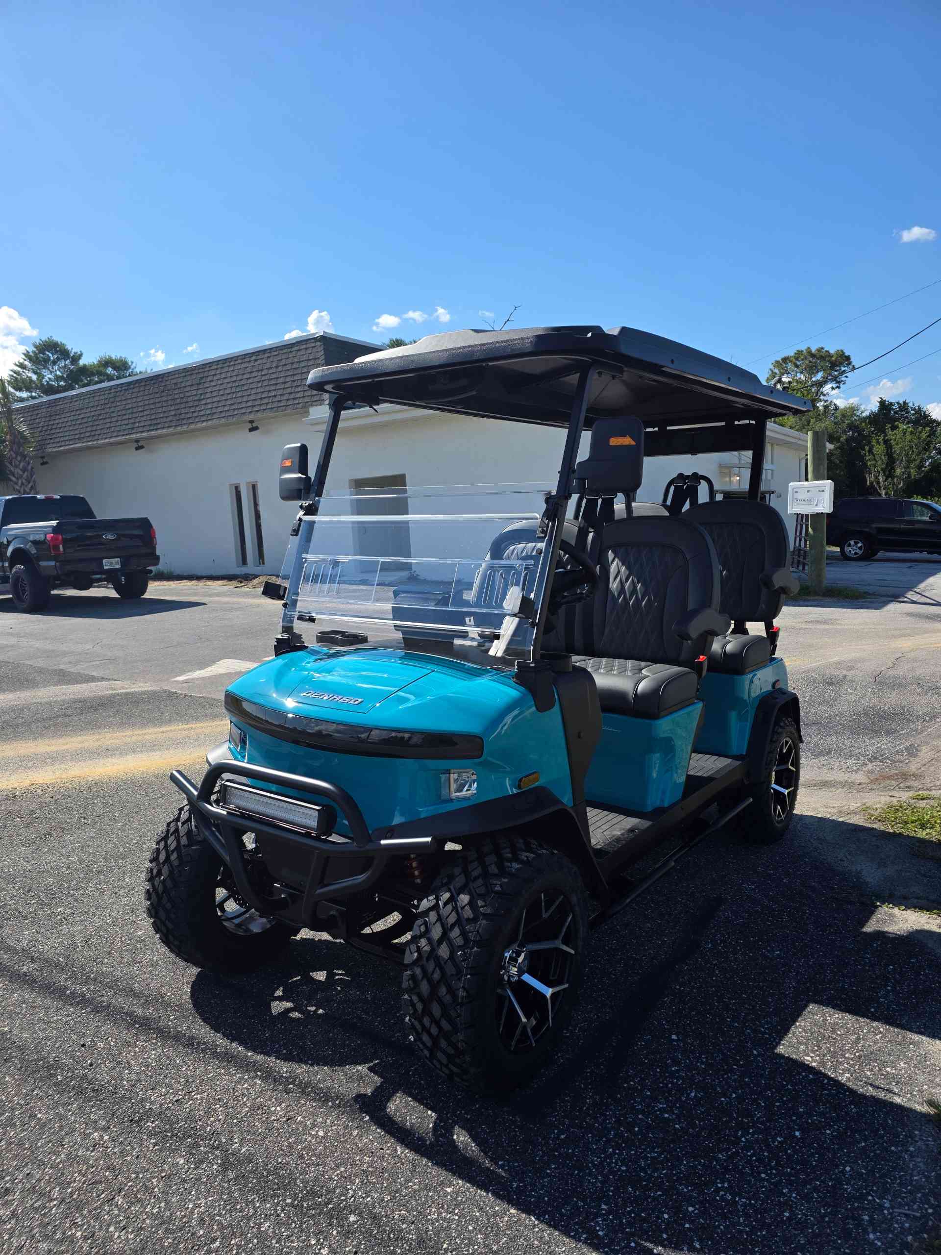 2026 Denago Rover XL Golf Cart in Aqua