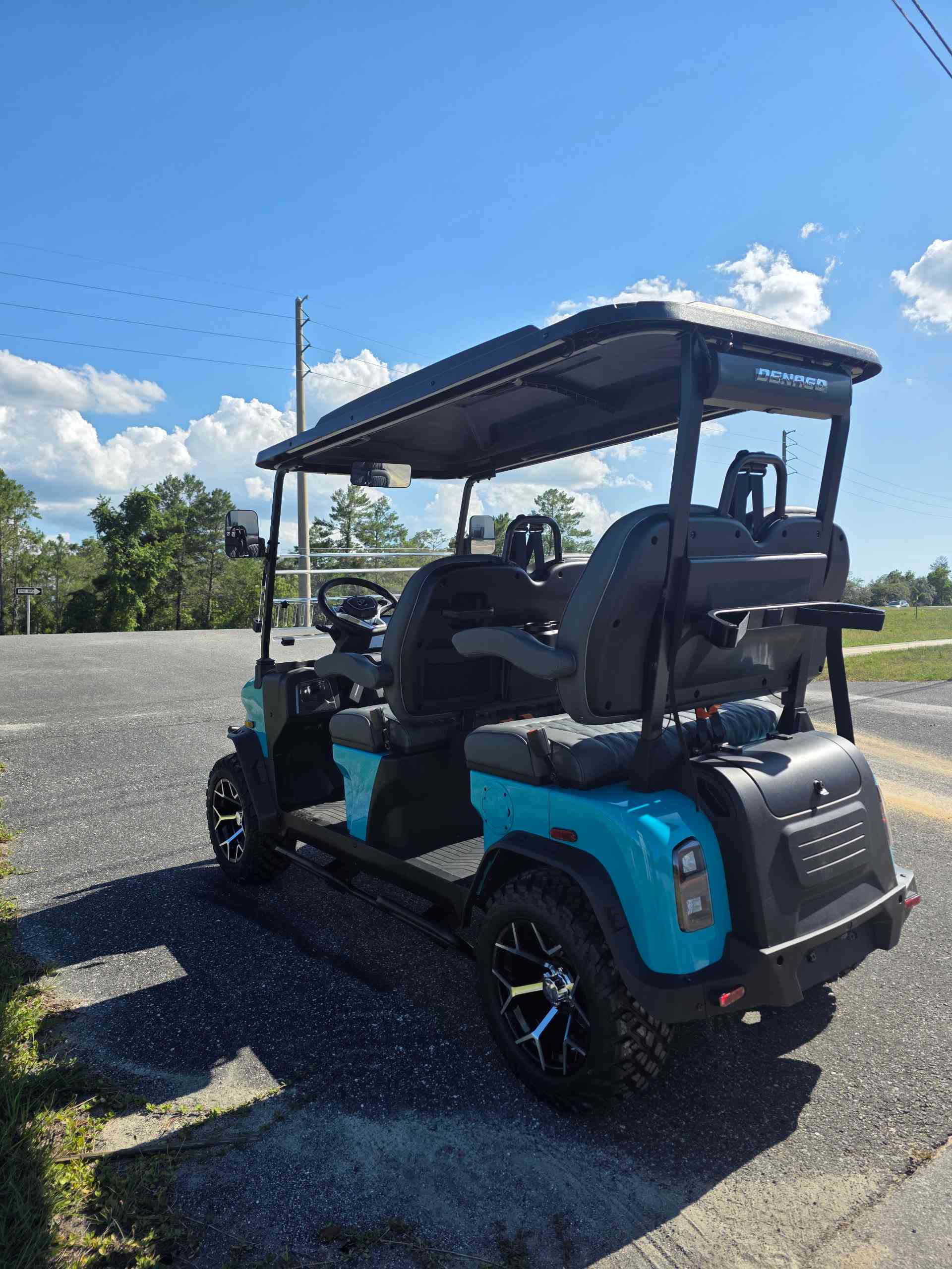 2026 Denago Rover XL Aqua golf cart in Aqua — photo 3 of 4, Lecanto, FL