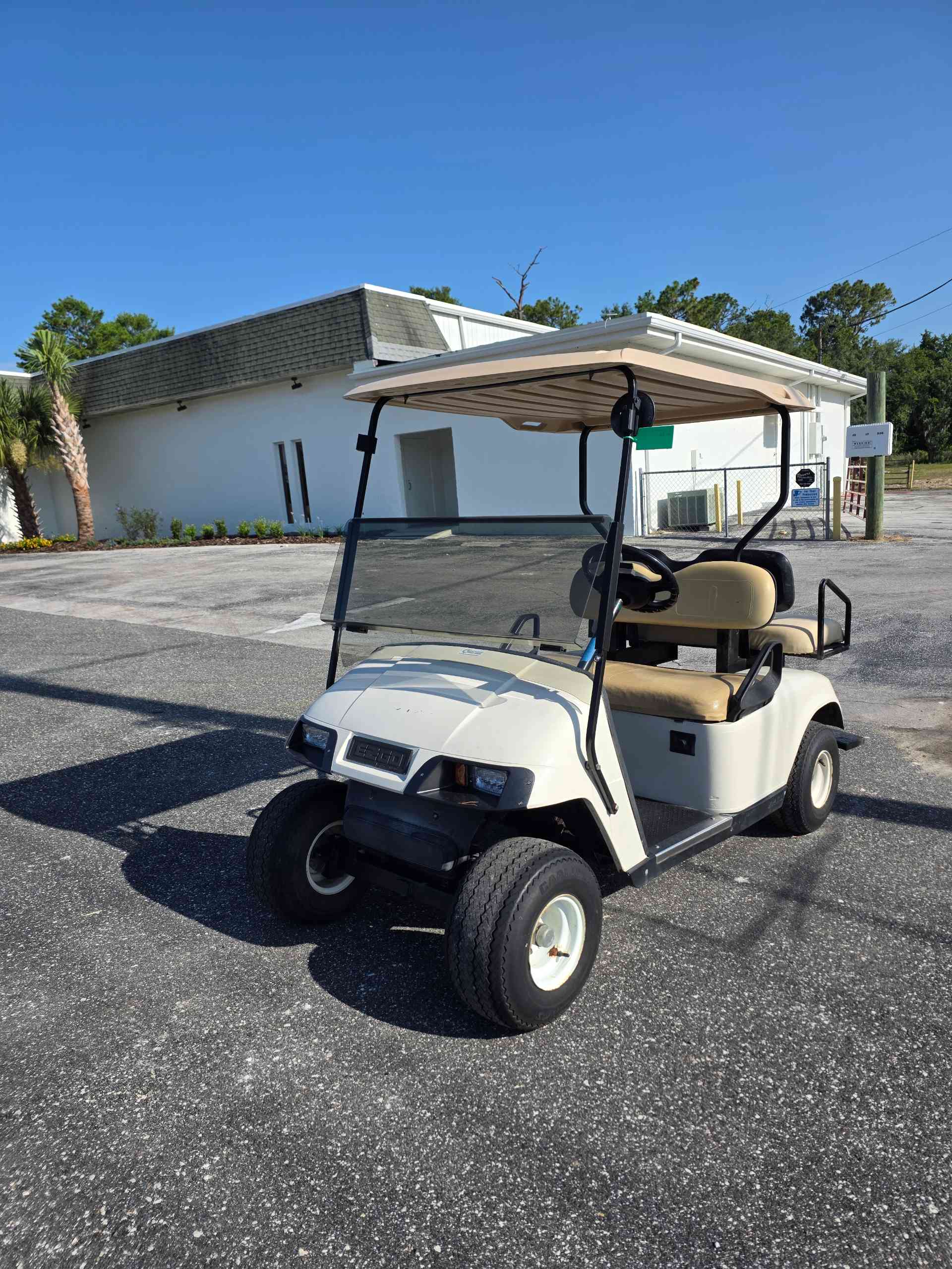 2008 EZGO TXT Golf Cart in White