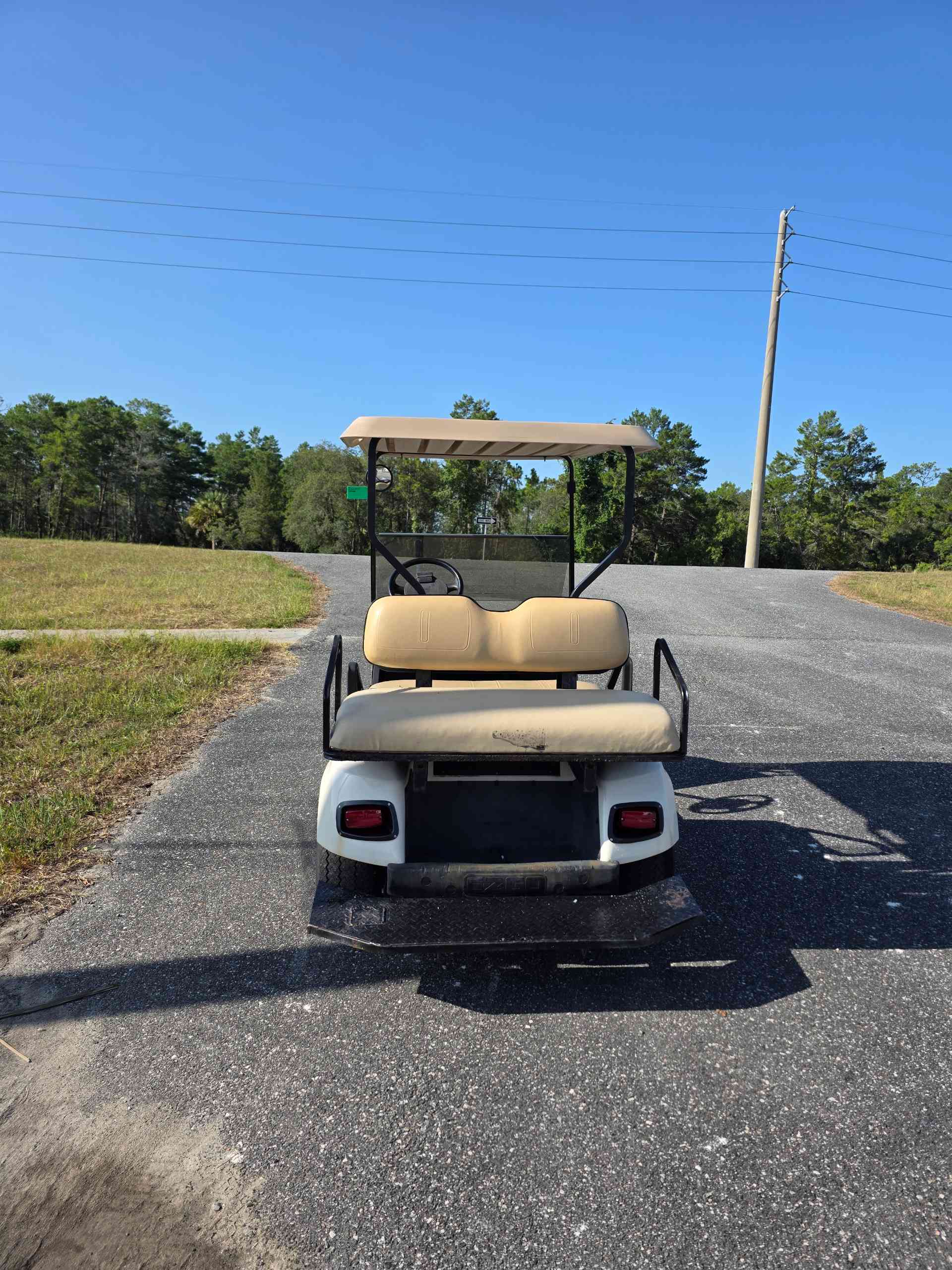 2008 EZGO TXT White golf cart in White — photo 4 of 4, Lecanto, FL