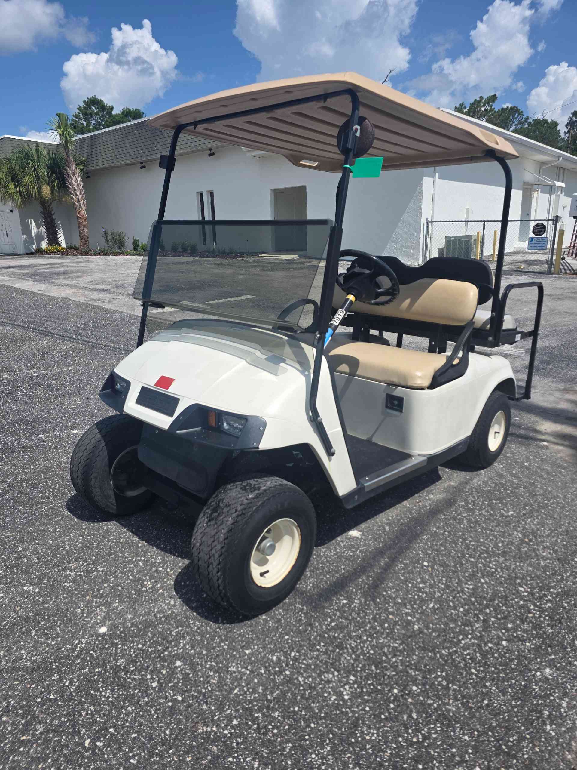 2008 EZGO TXT Golf Cart in White
