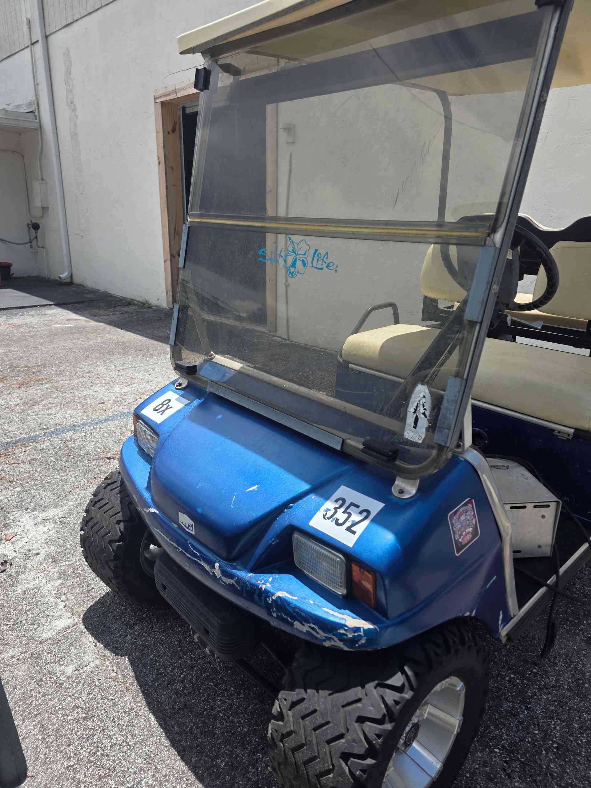 1995 Club Car DS Metallic Blue Onyx