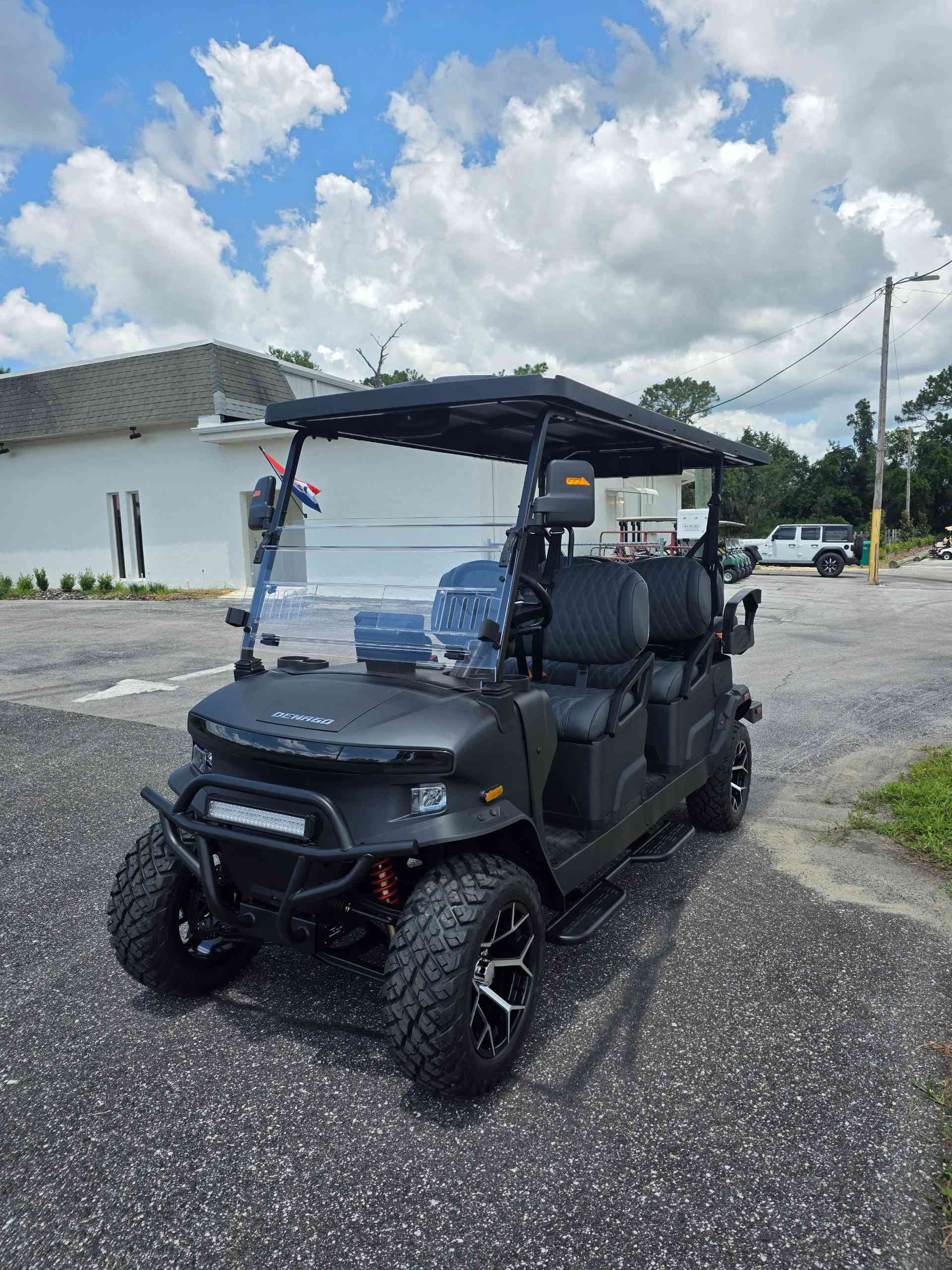 2026 Denago Rover XL6 Golf Cart in Matte Black for sale at TIGON Lecanto, FL