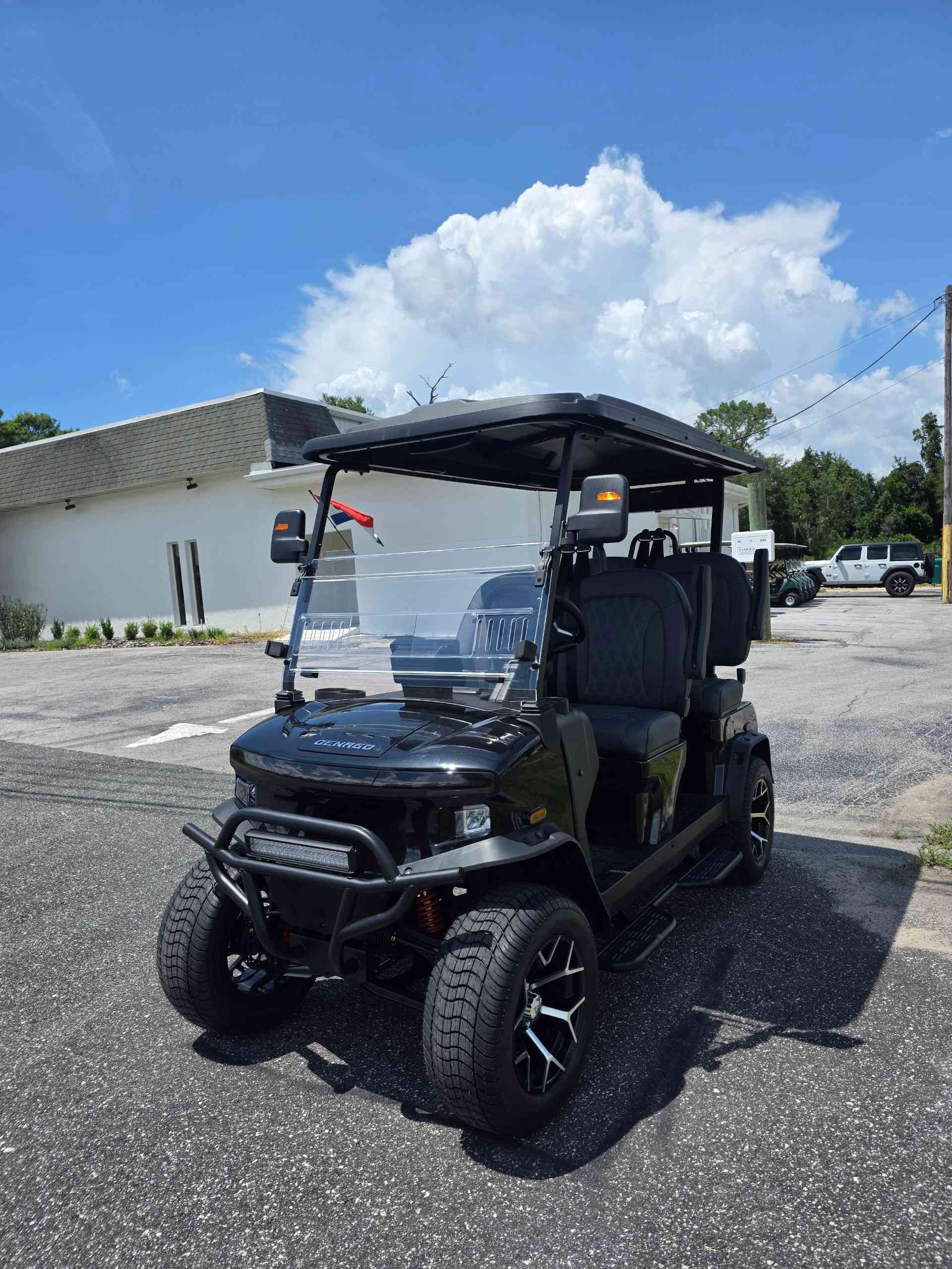 2026 Denago Rover XL Golf Cart in Black for sale at TIGON Lecanto, FL