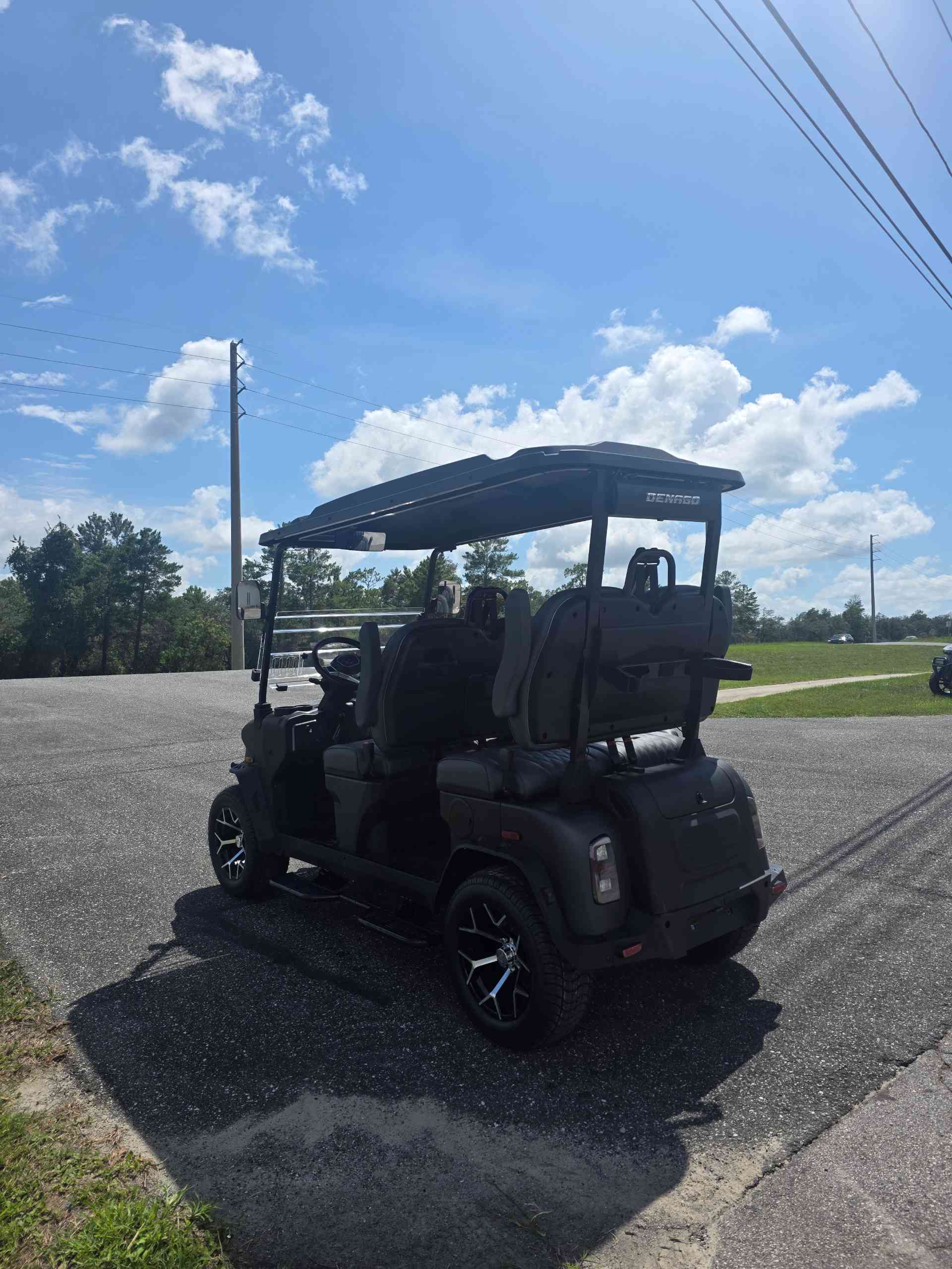 2026 Denago Rover XL Matte Black golf cart in Matte Black — photo 3 of 4, Lecanto, FL