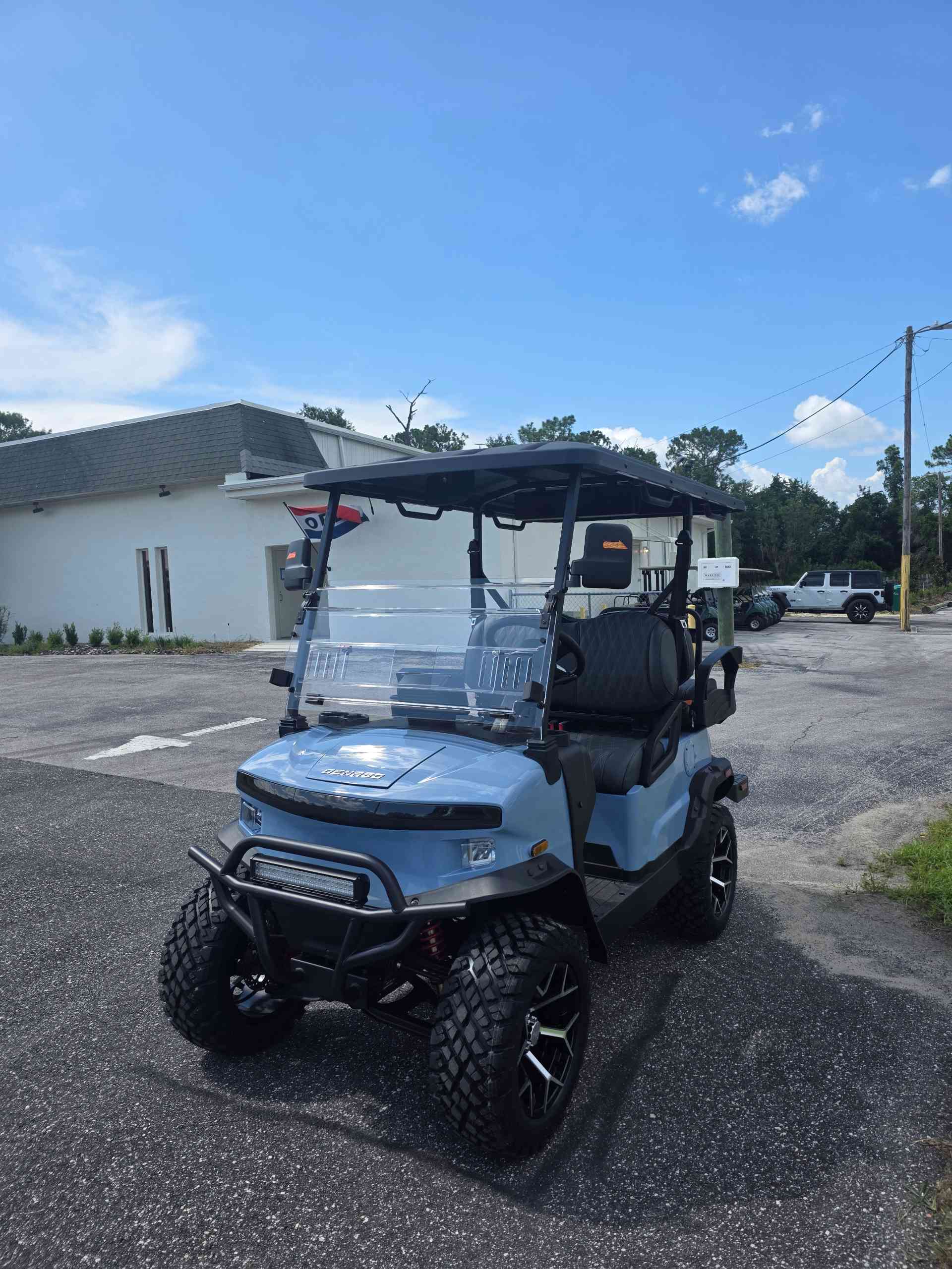2026 Denago Nomad XL Golf Cart in Glacier for sale at TIGON Lecanto, FL