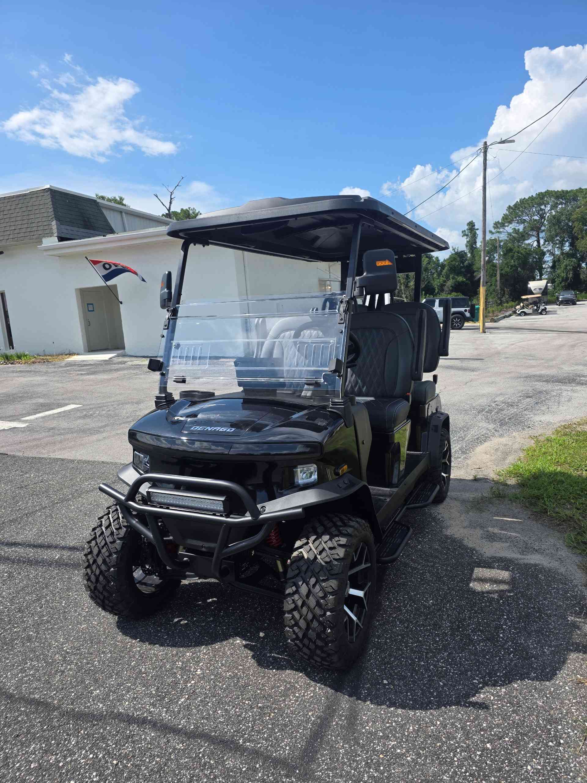 2026 Denago Rover XL Golf Cart in Black for sale at TIGON Lecanto, FL