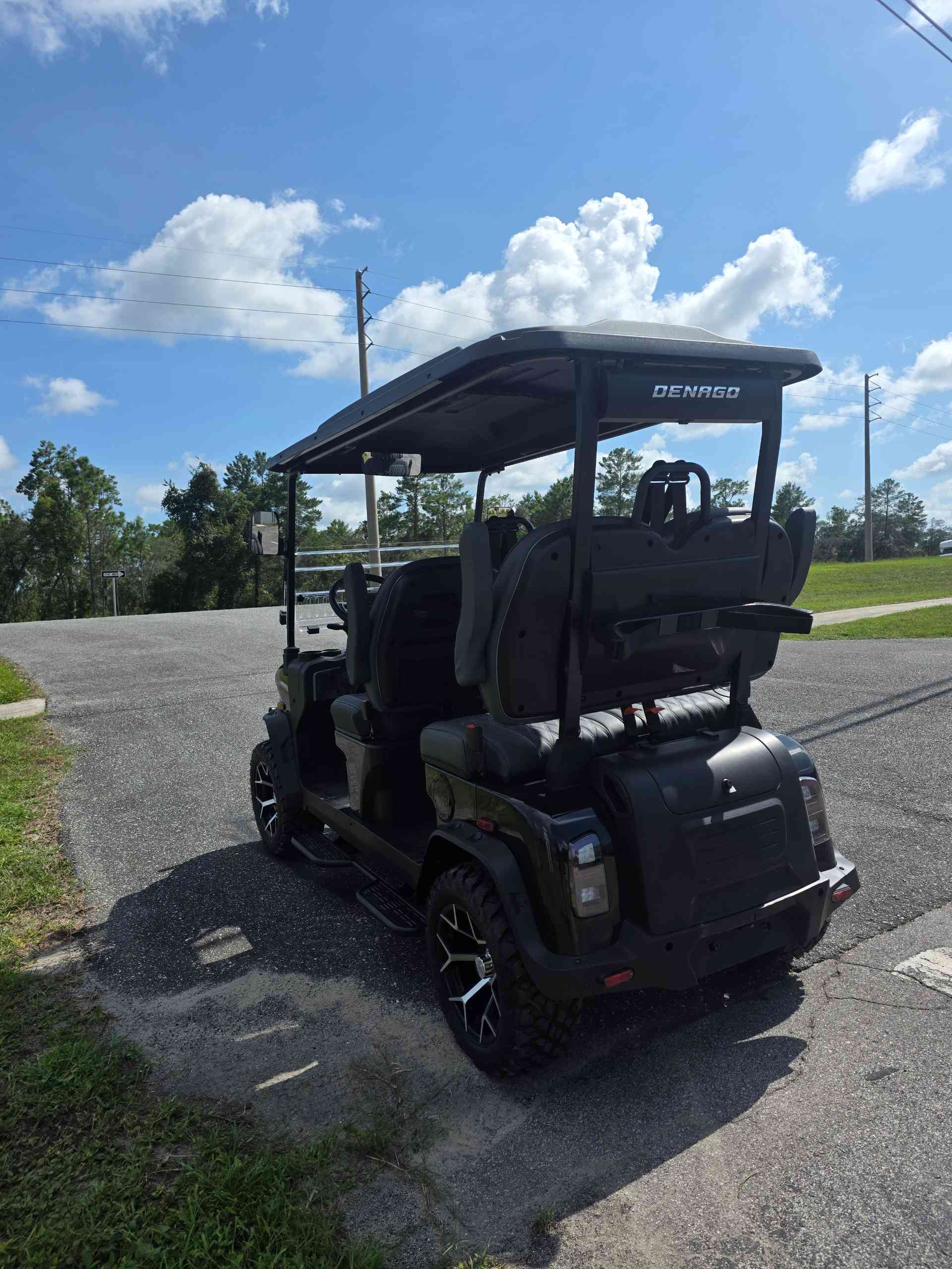 2026 Denago Rover XL Black golf cart in Black — photo 3 of 4, Lecanto, FL