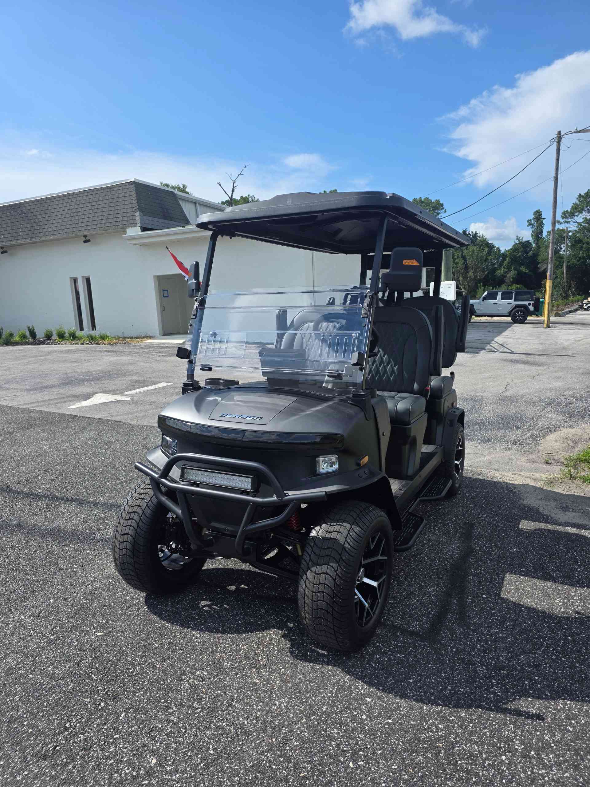 2026 Denago Rover XL Golf Cart in Matte Black for sale at TIGON Lecanto, FL