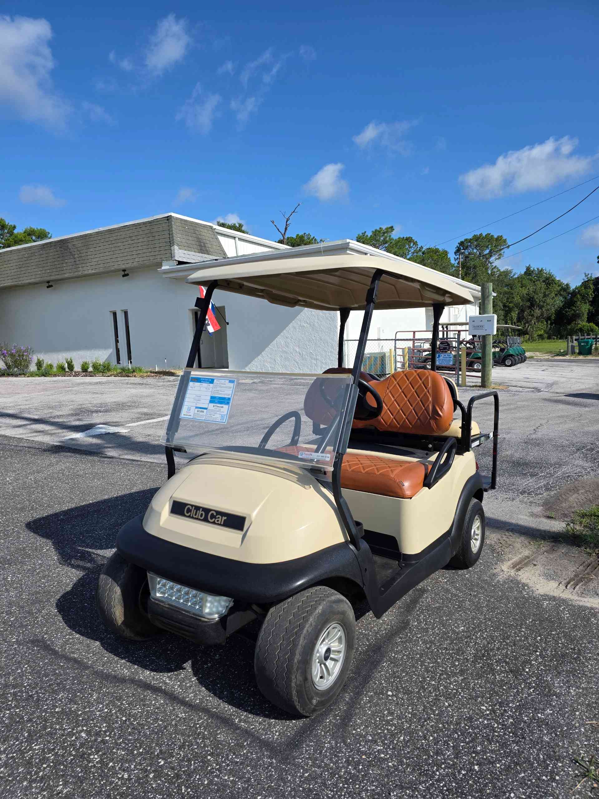 Used 2019 Club Car Precedent Golf Cart in Beige for sale at TIGON Lecanto, FL