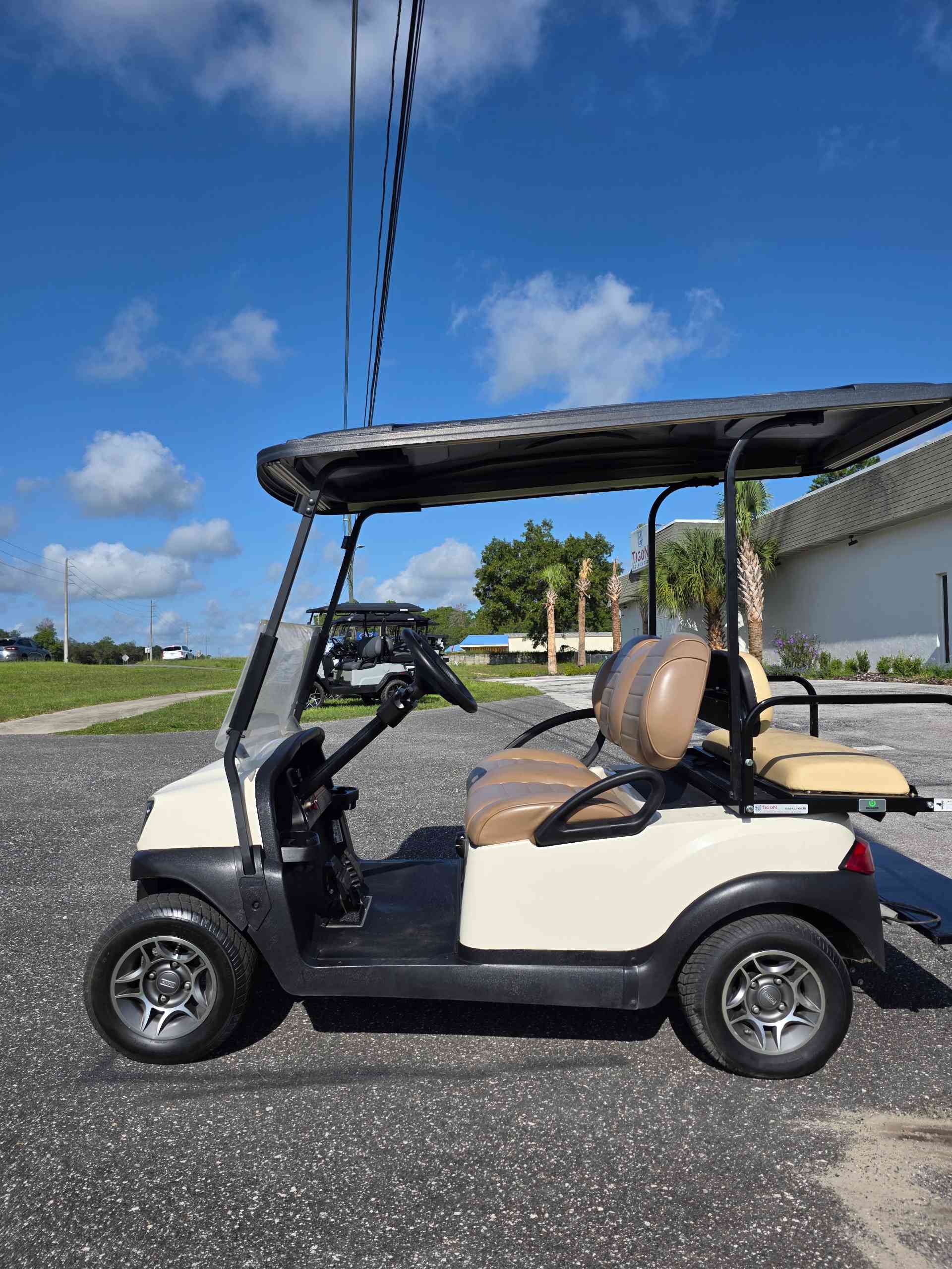 2021 Club Car Tempo White golf cart in White — photo 2 of 4, Lecanto, FL