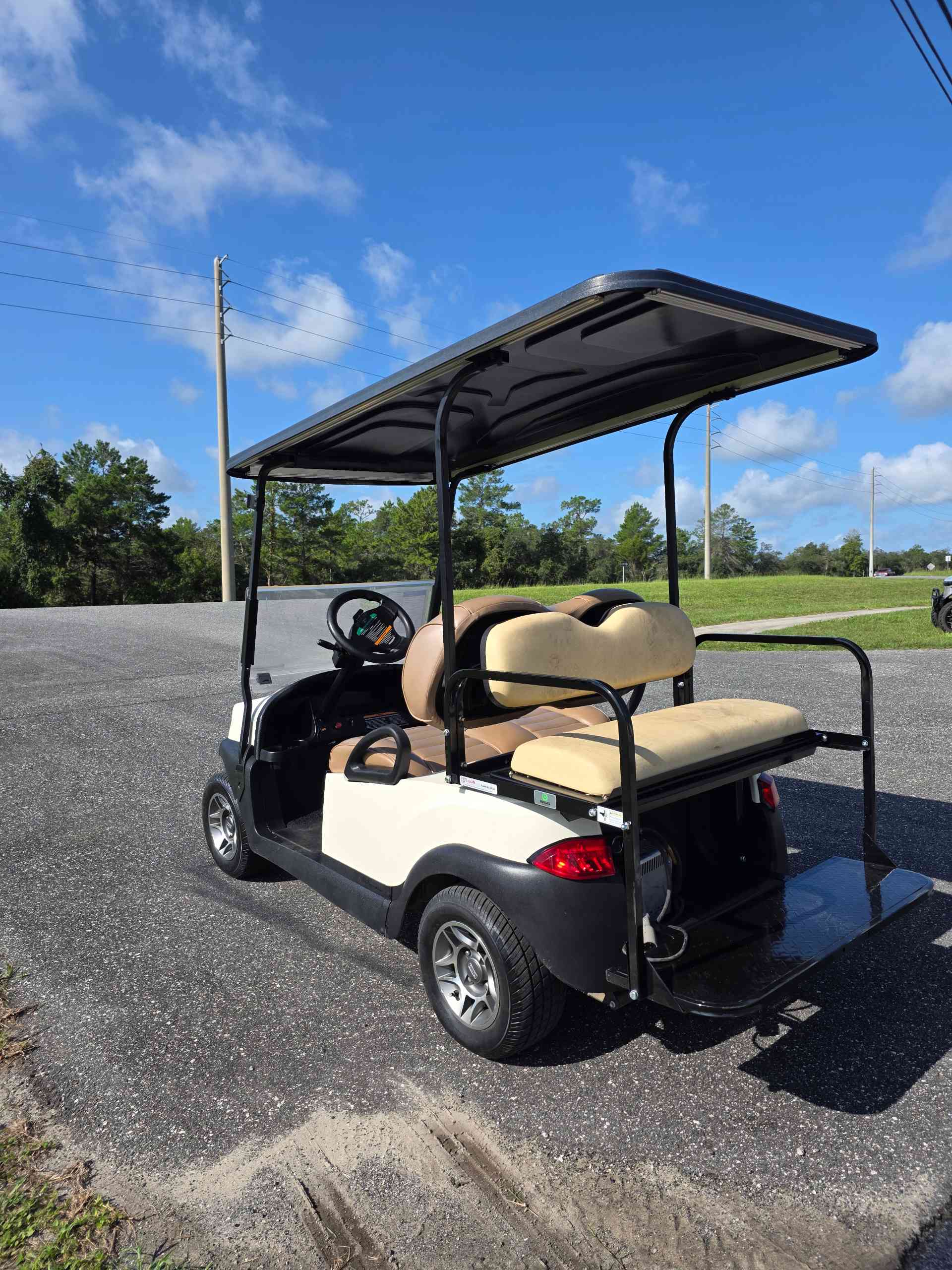 2021 Club Car Tempo White golf cart in White — photo 3 of 4, Lecanto, FL