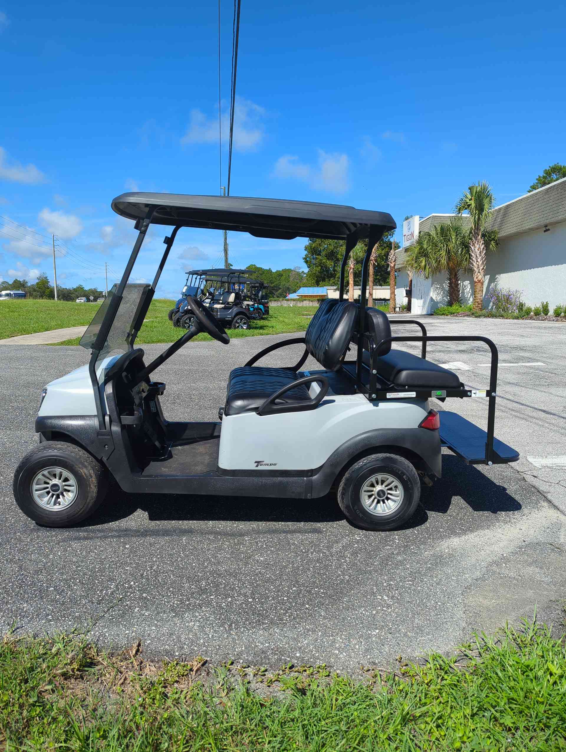 2020 Club Car Tempo Gray golf cart in Gray — photo 2 of 4, Lecanto, FL