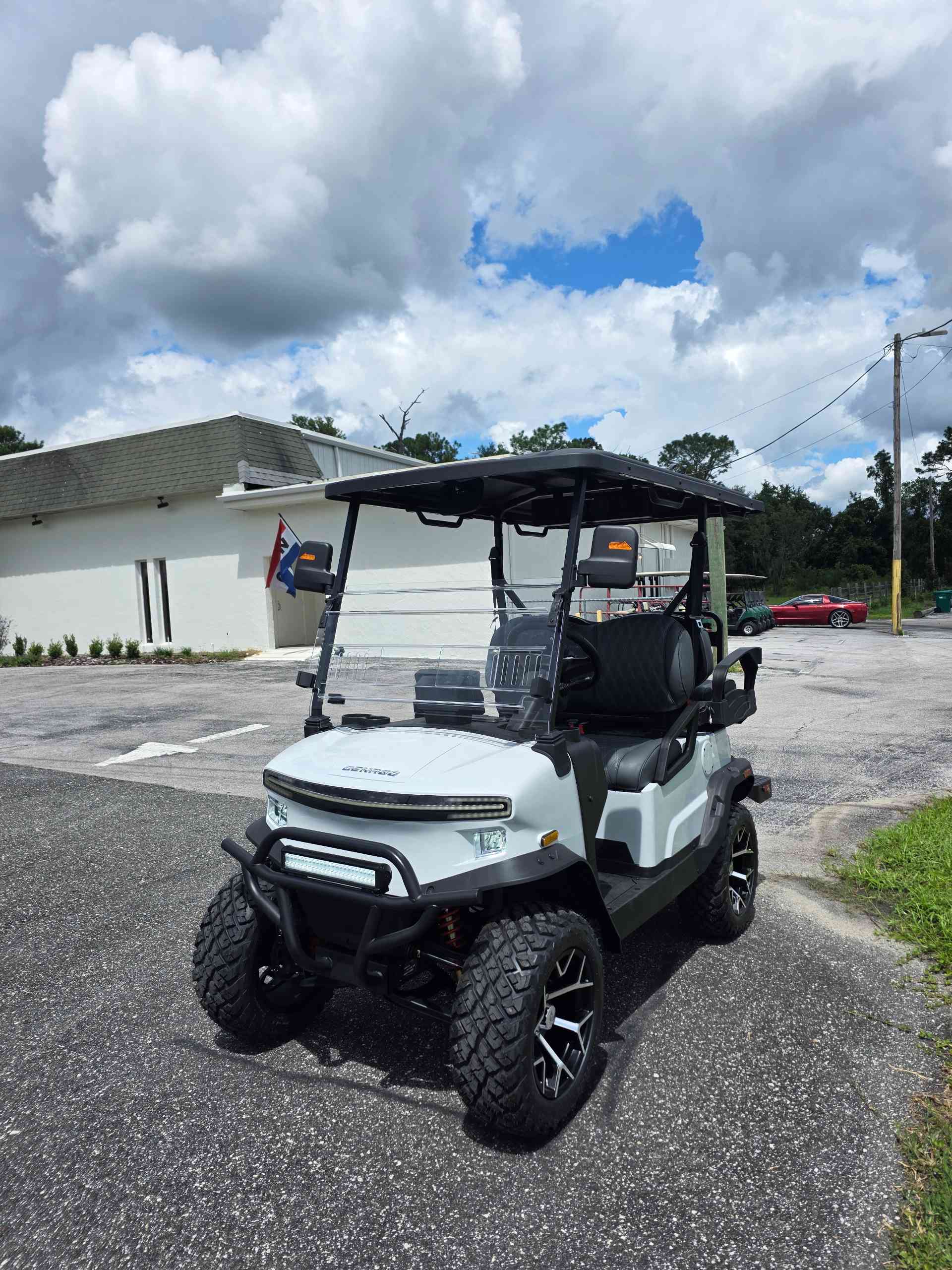 2026 Denago Nomad XL Golf Cart in White for sale at TIGON Lecanto, FL