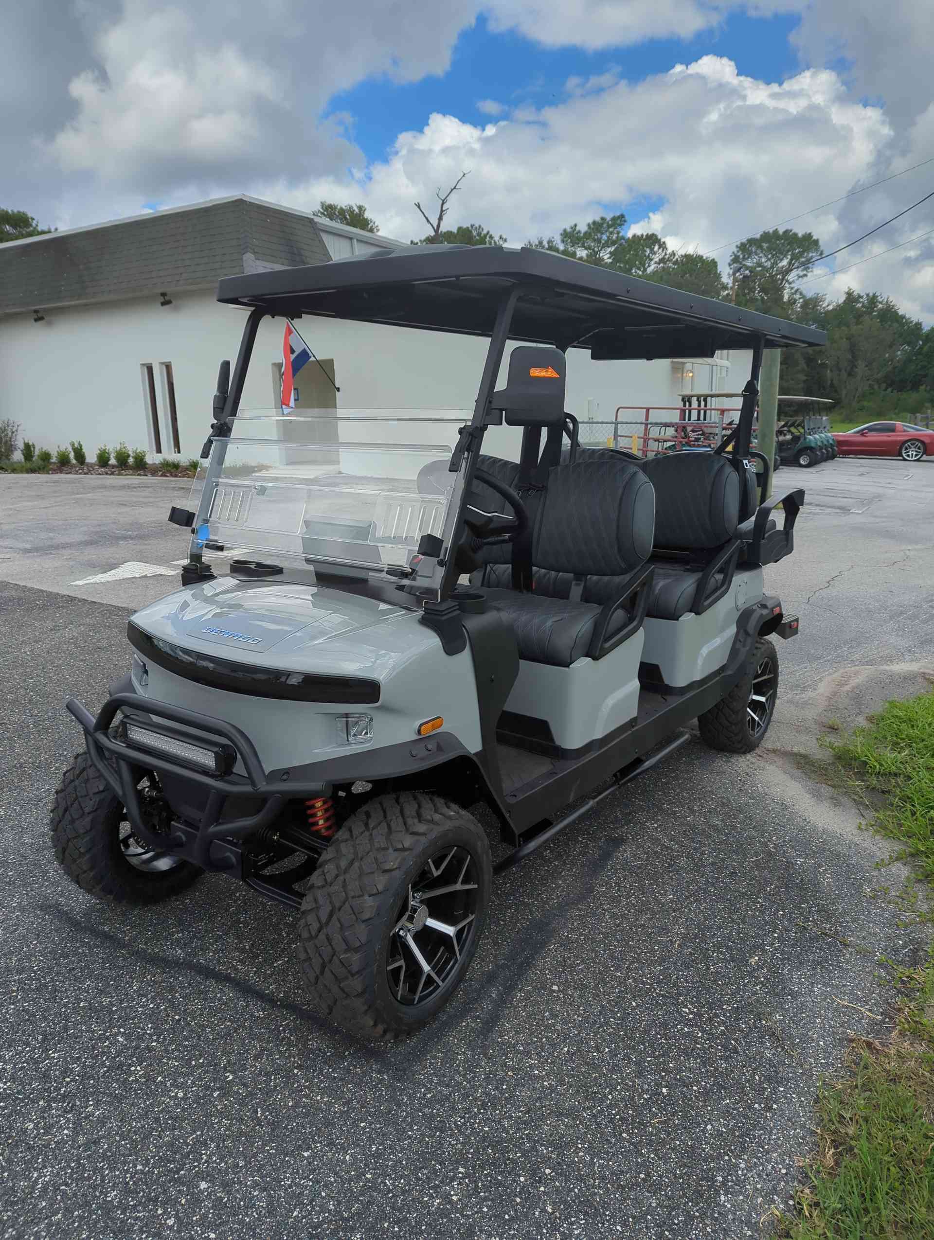 2026 Denago Rover XL6 Golf Cart in Gray for sale at TIGON Lecanto, FL