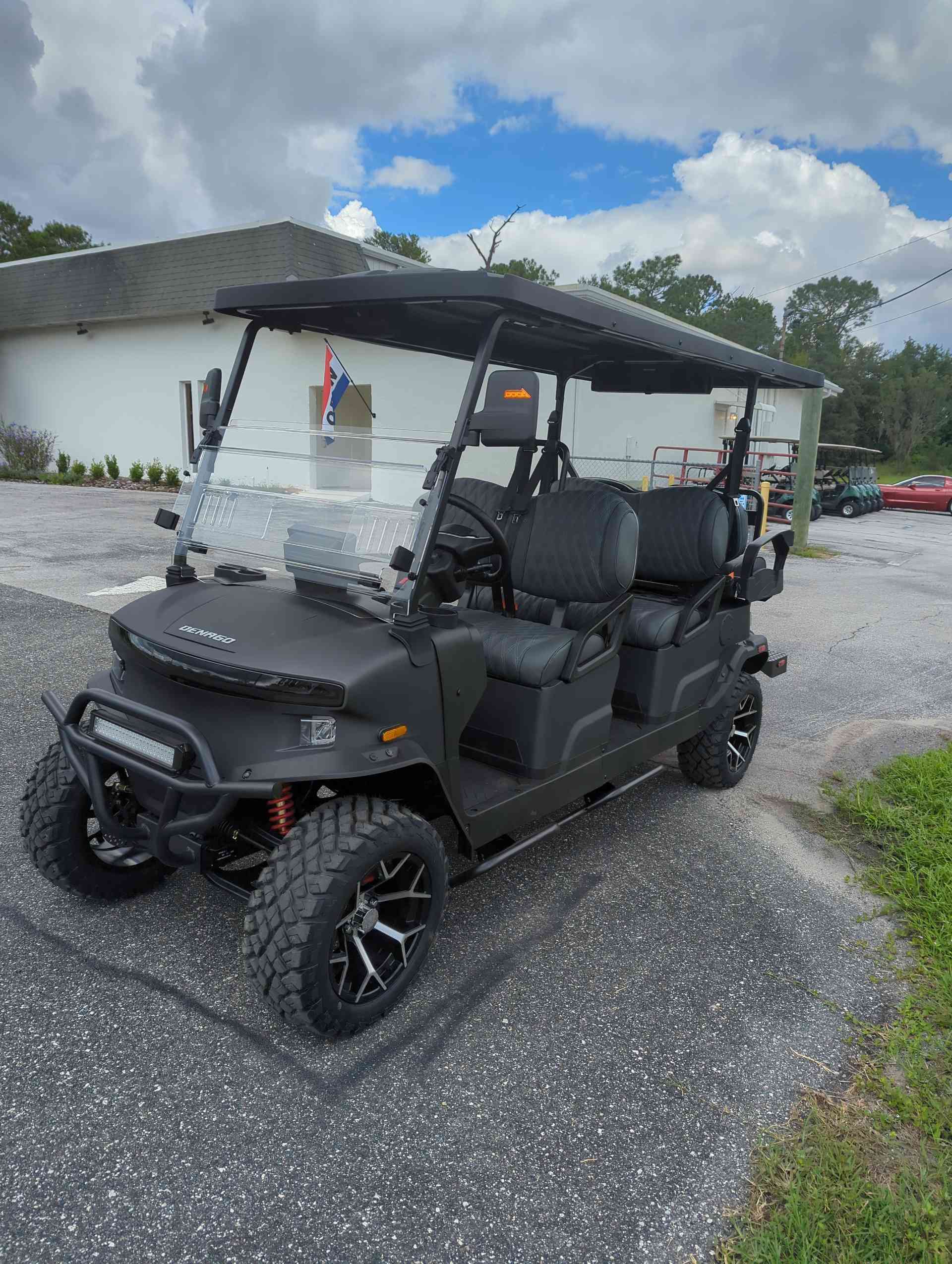 2026 Denago Rover XL6 Golf Cart in Matte Black for sale at TIGON Lecanto, FL