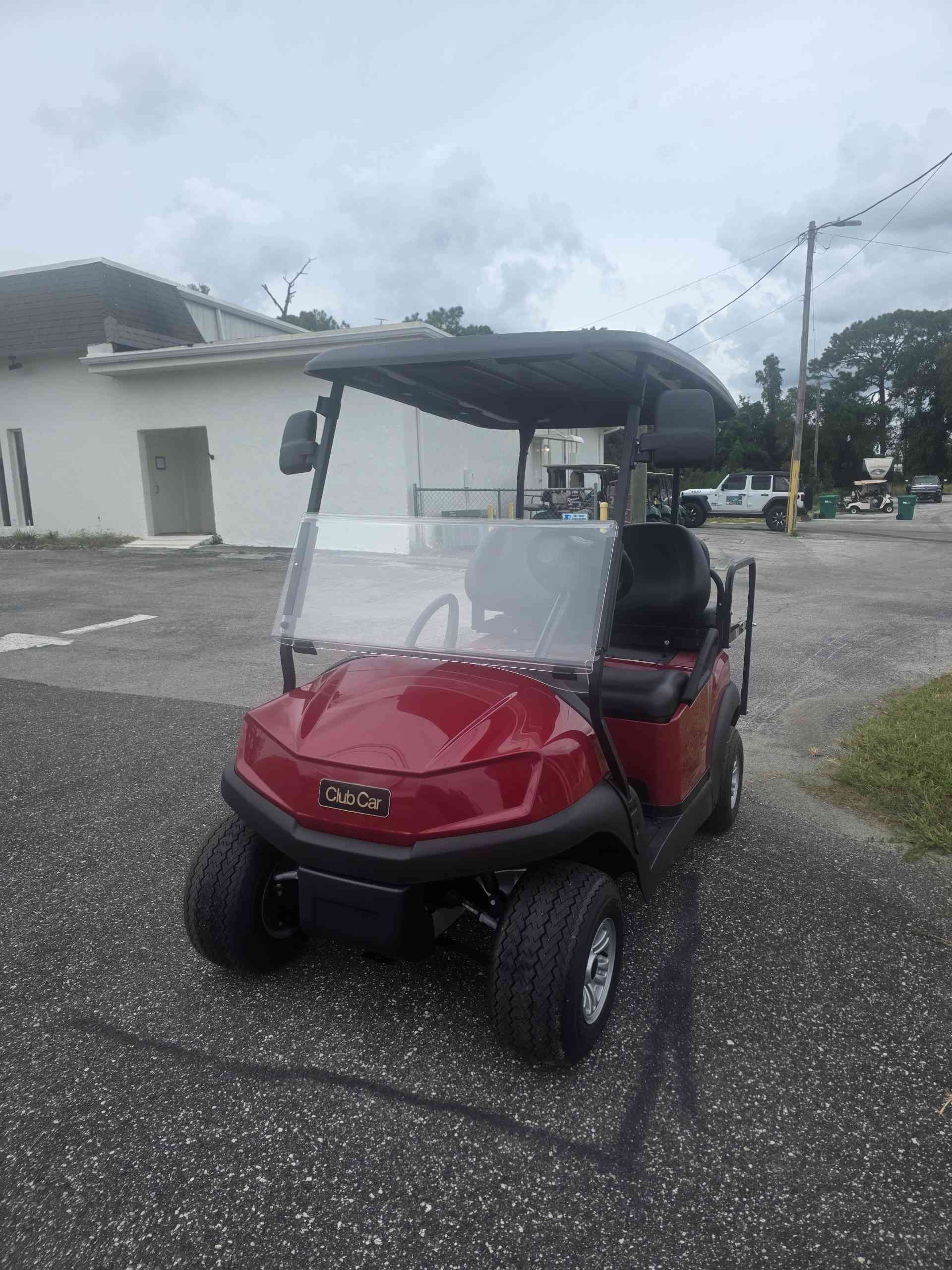 2024 Club Car Tempo Candy Apple Red