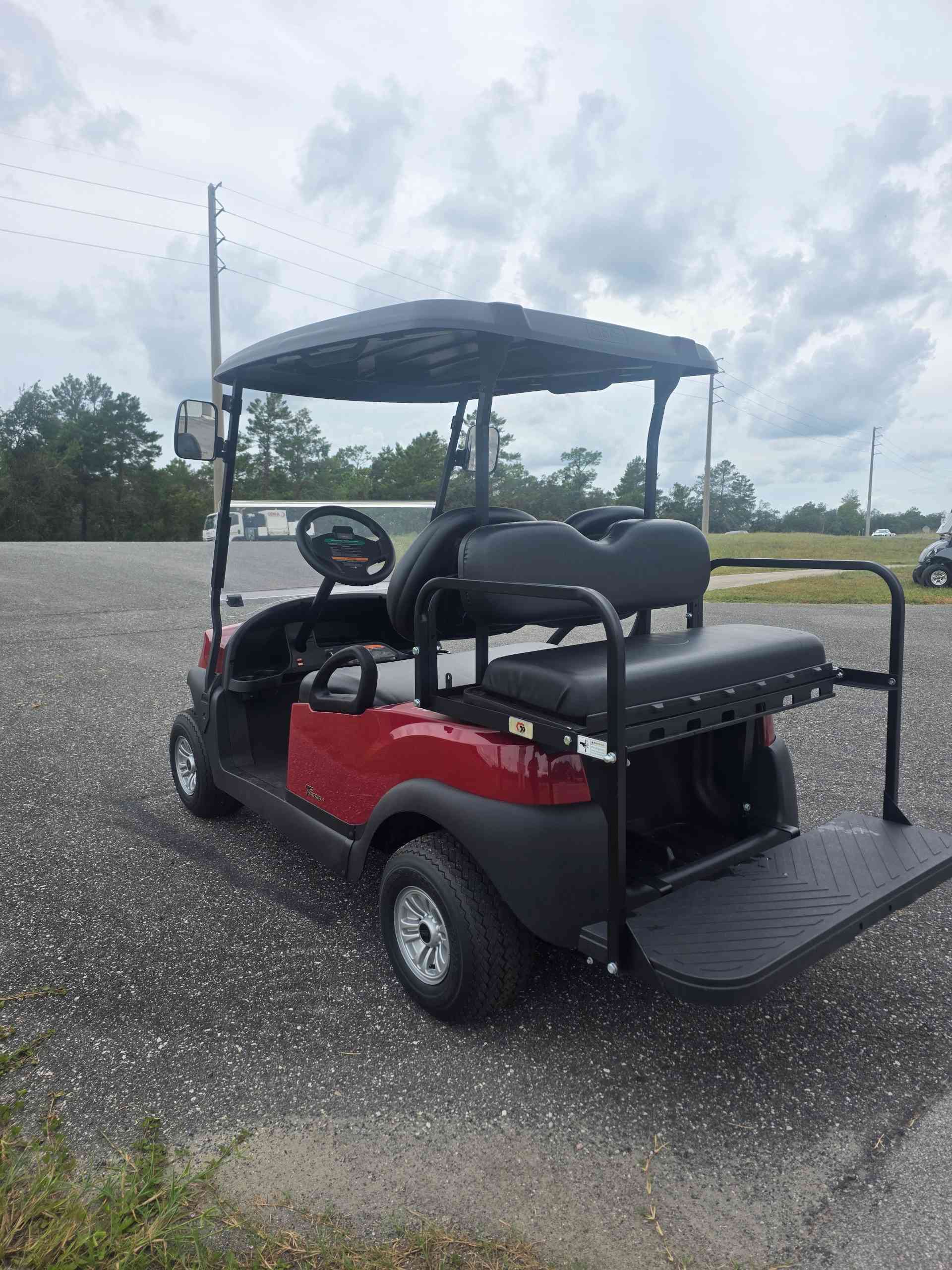 2024 Club Car Tempo Candy Apple Red image 3