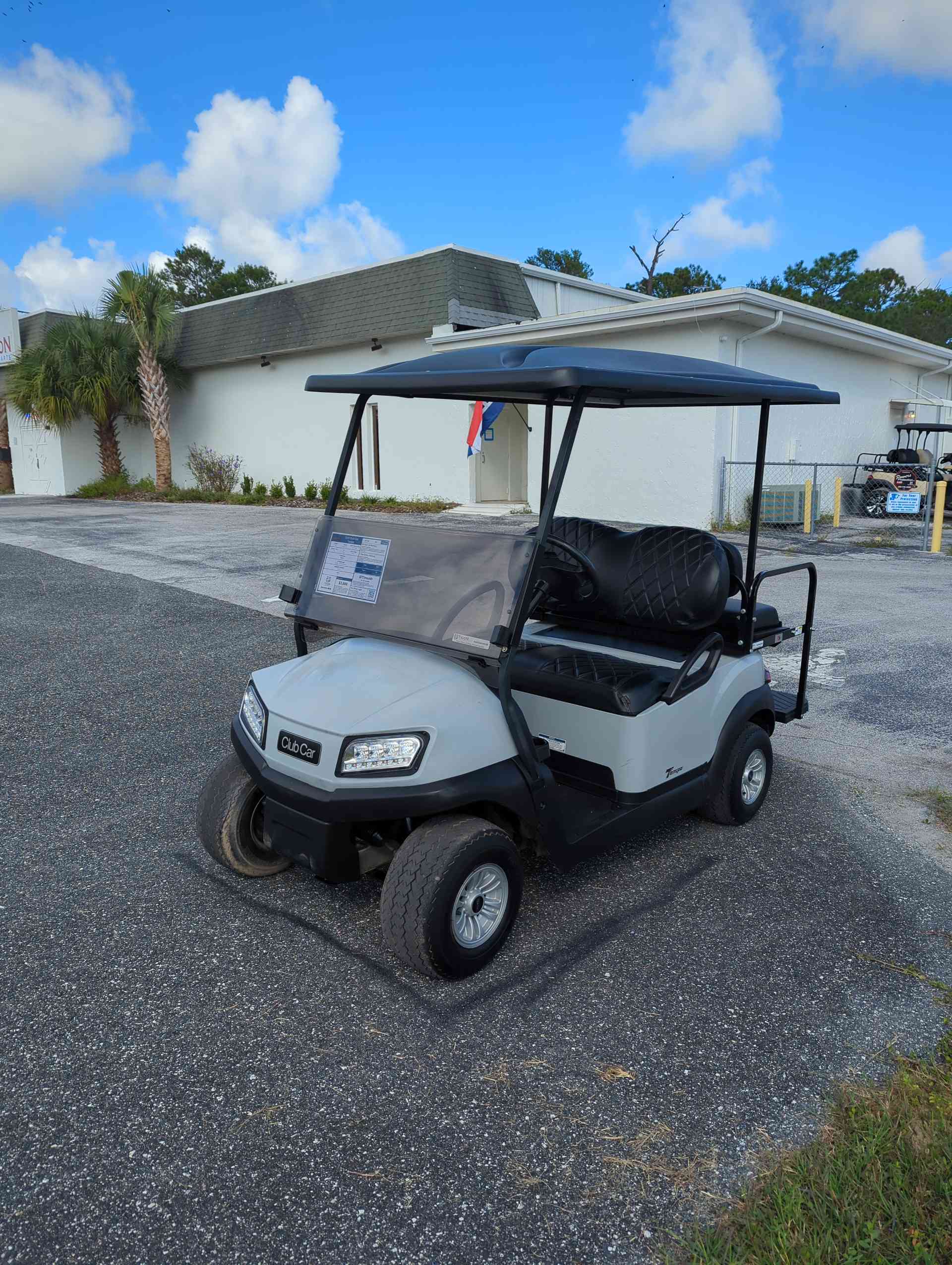 2020 Club Car Tempo Matte Titanium Gray