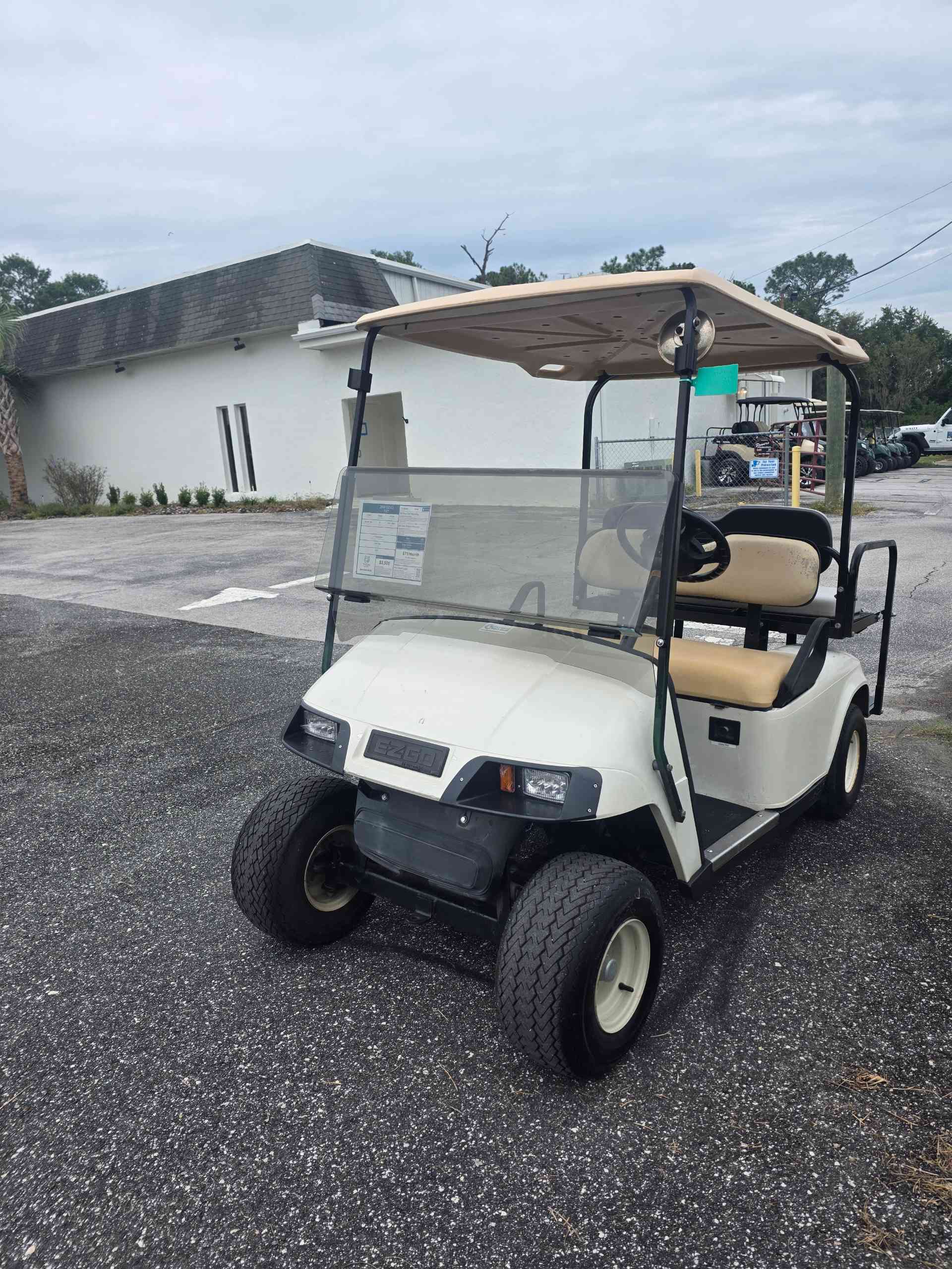 2008 EZGO TXT White