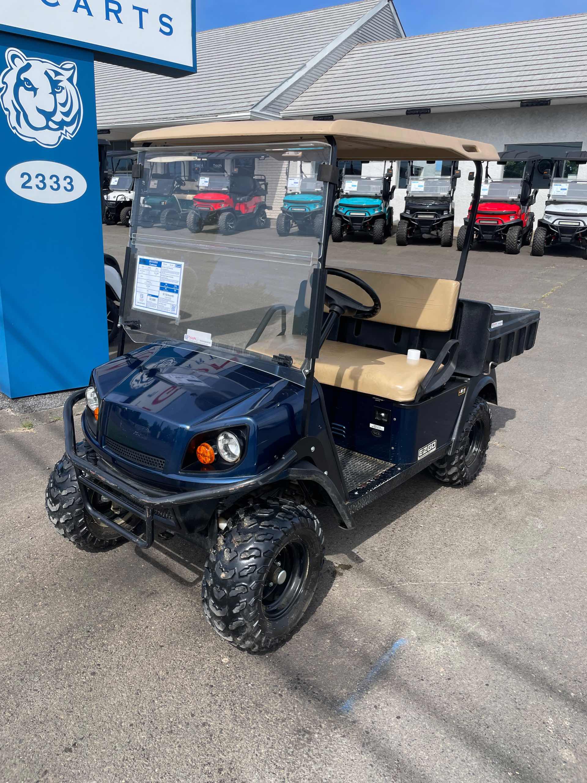 Used 2013 EZGO Cushman Golf Cart in Blue for sale at TIGON Hatfield, PA