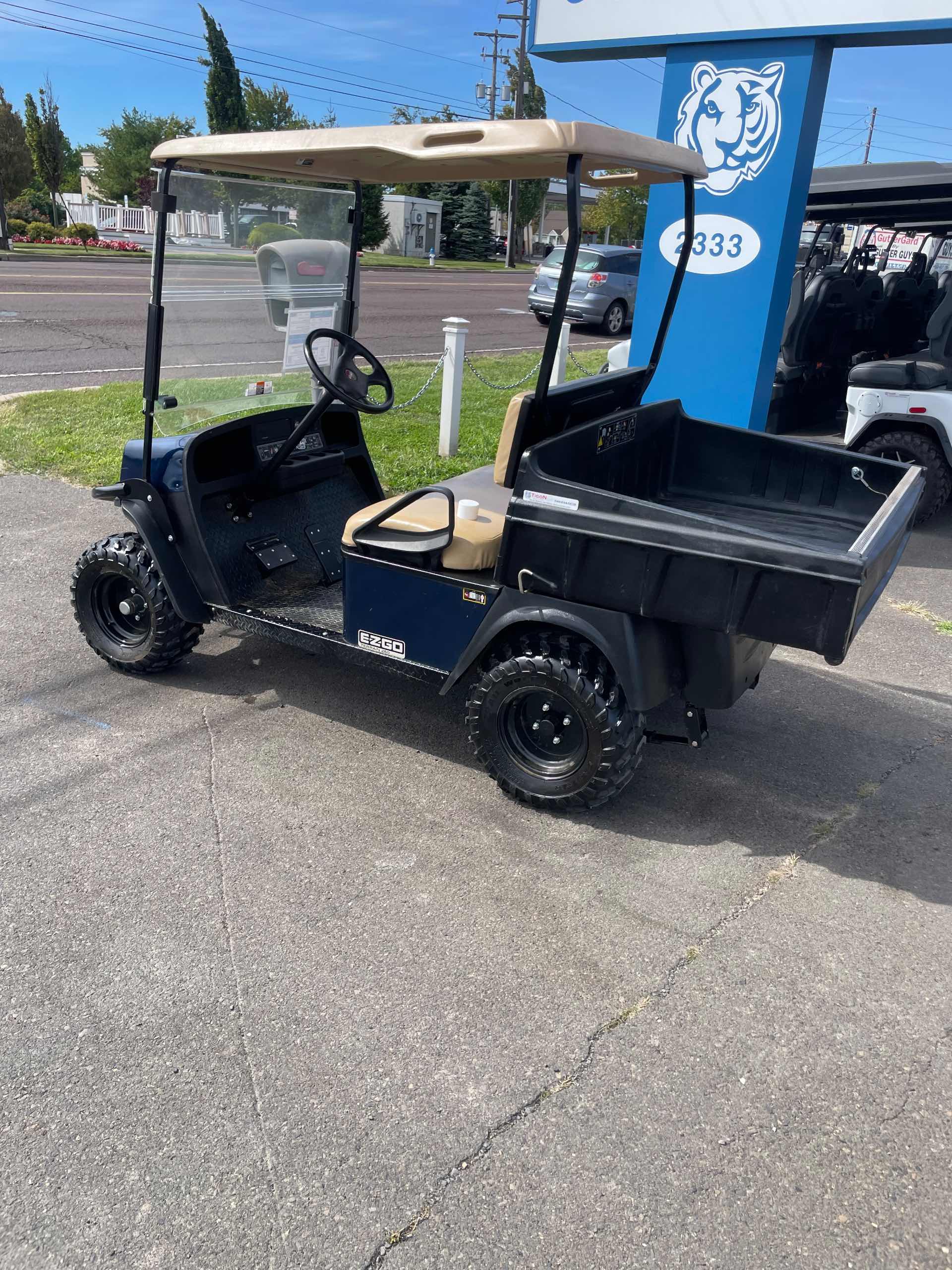 2013 EZGO Cushman Blue image 3