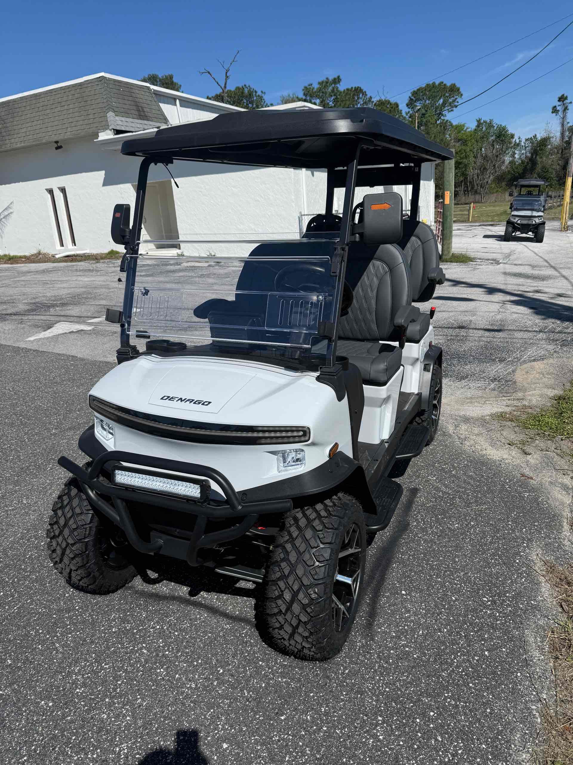 2026 Denago Rover XL Golf Cart in White