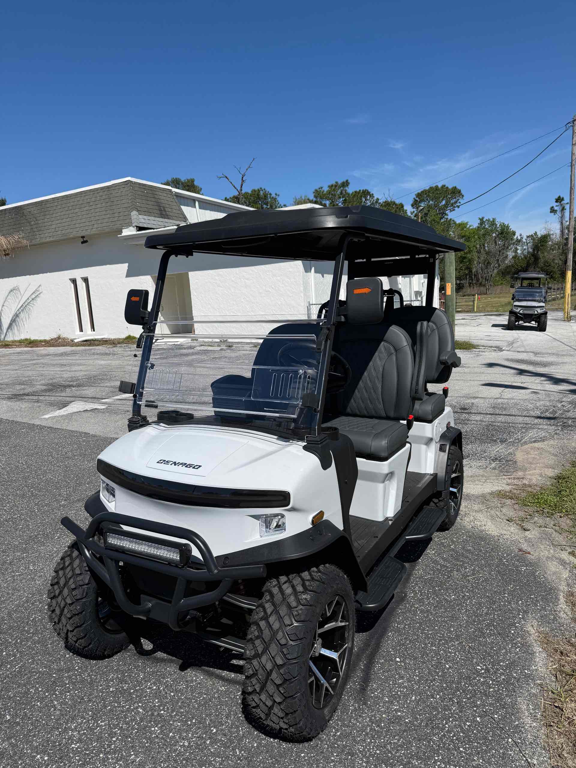 2026 Denago Rover XL Golf Cart in White