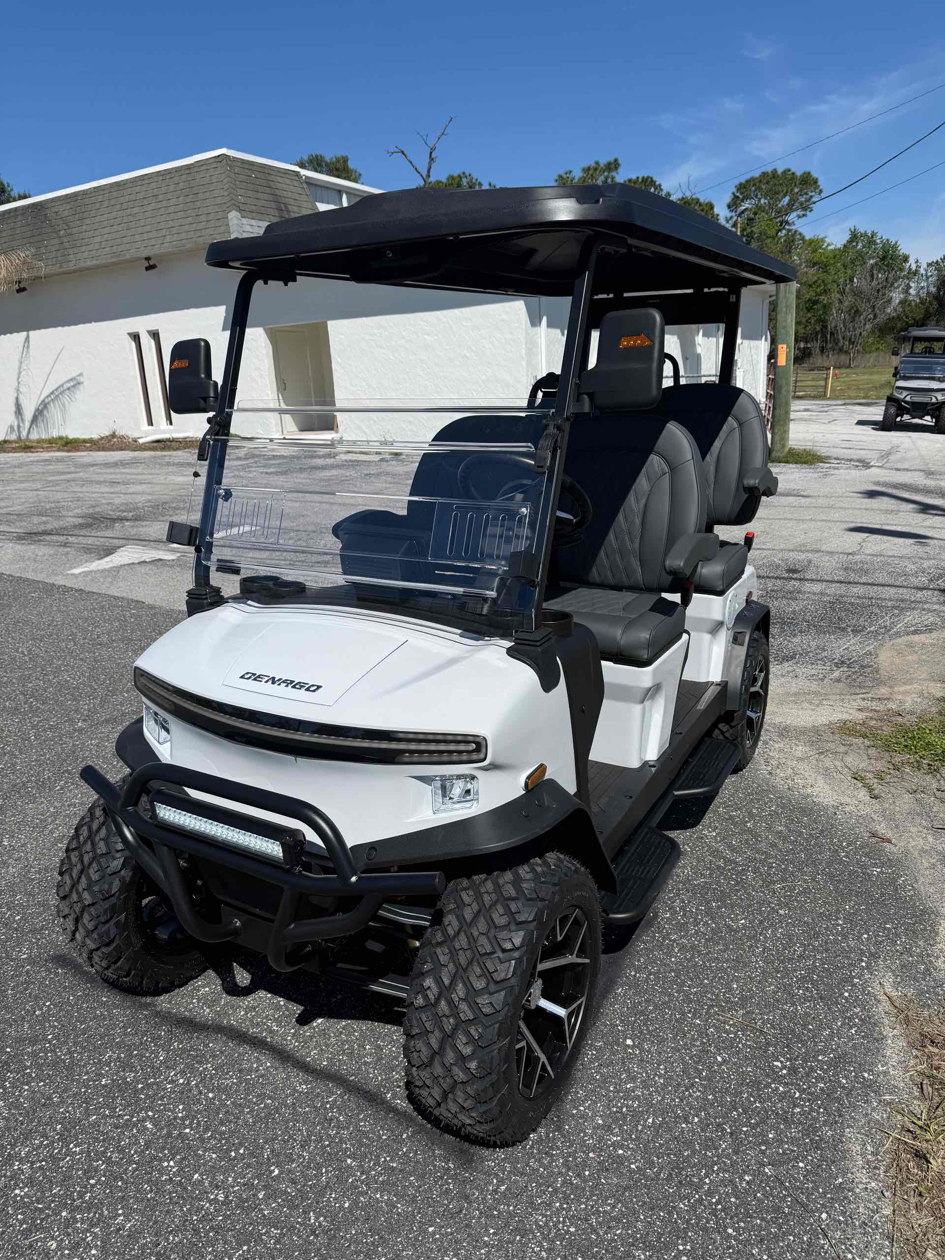 2026 Denago Rover XL Golf Cart in White