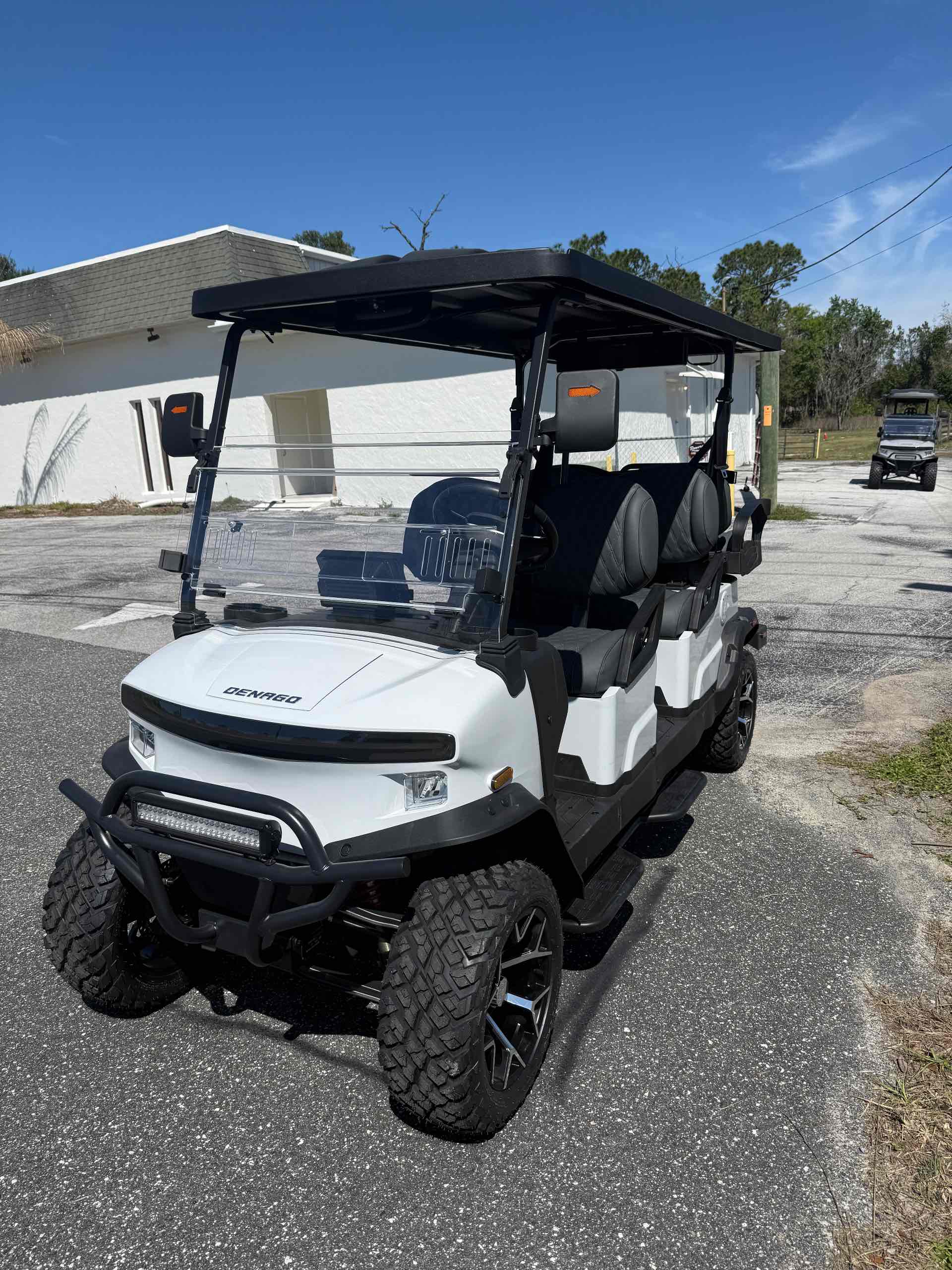 2026 Denago Rover XL6 Golf Cart in White