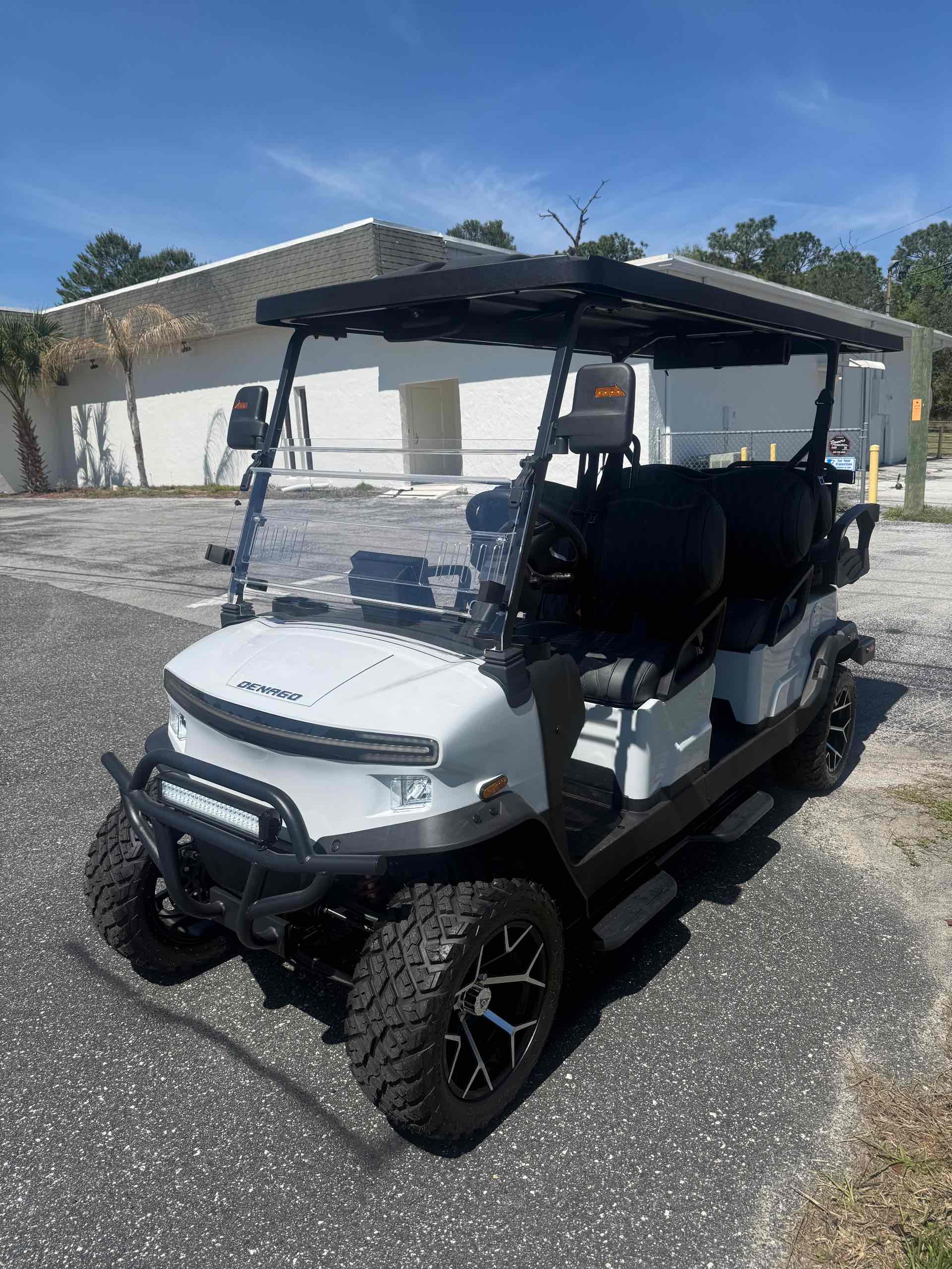 2026 Denago Rover XL6 Golf Cart in White