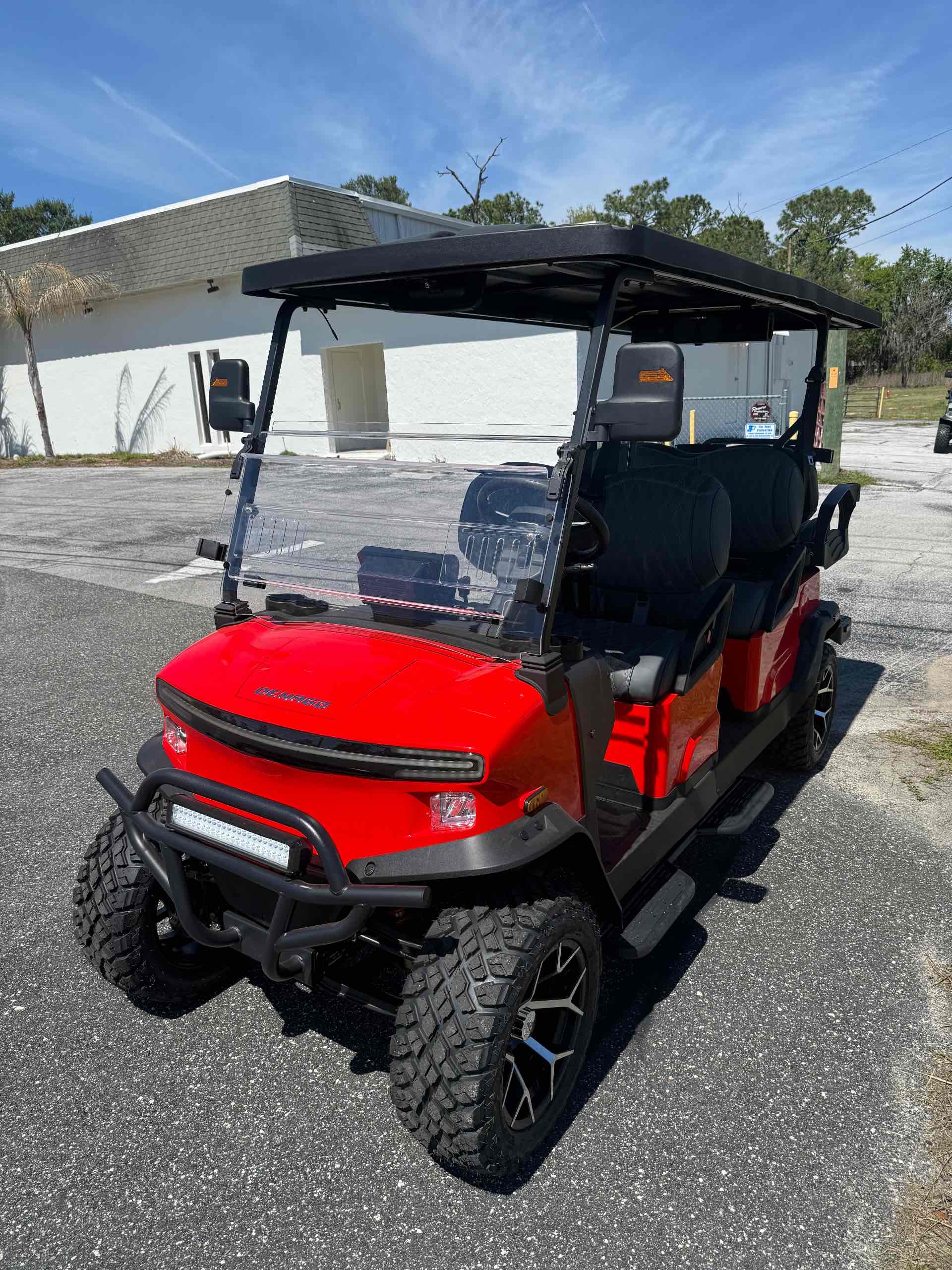 2026 Denago Rover XL6 Golf Cart in Scarlet