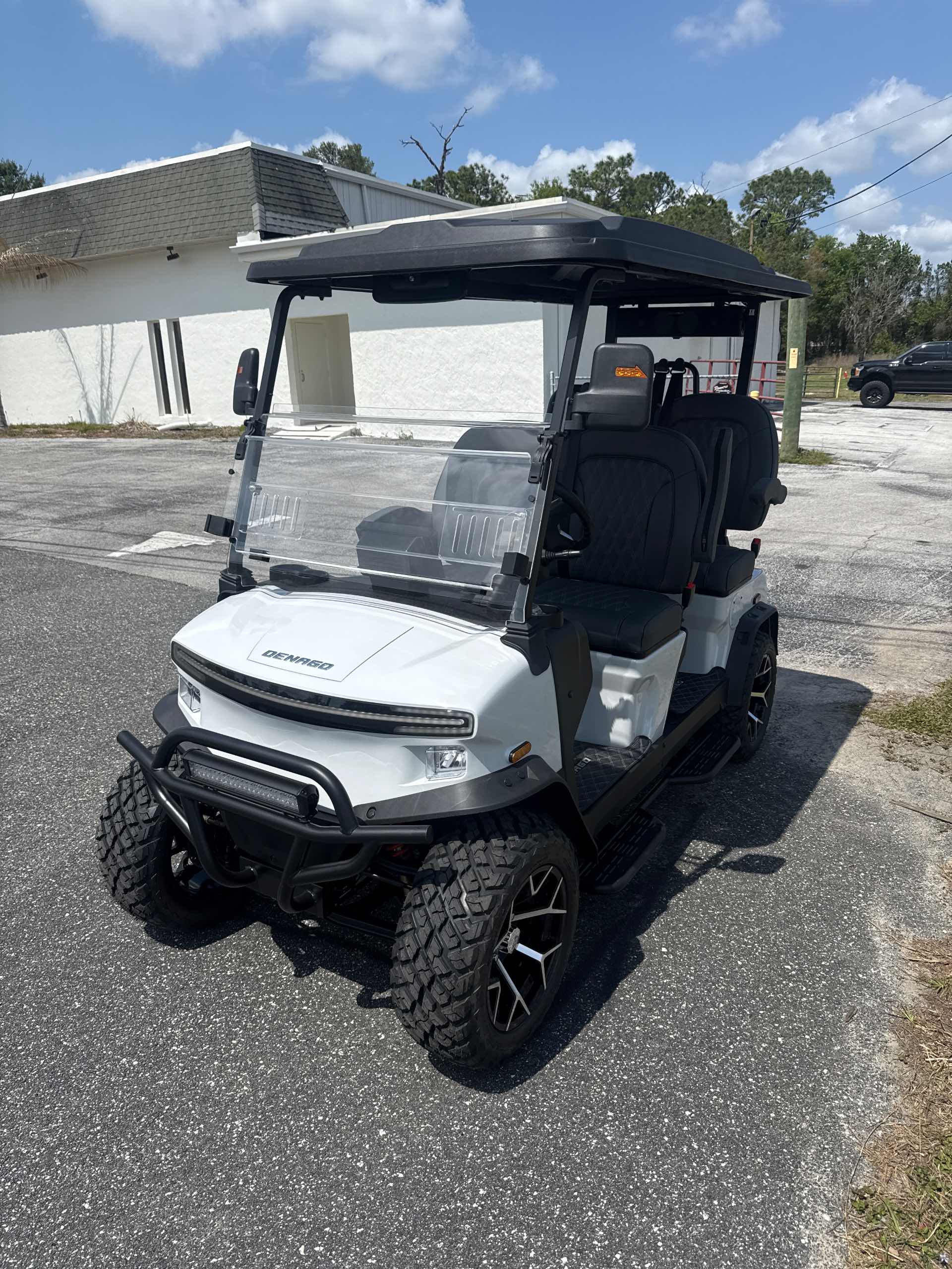 2026 Denago Rover XL Golf Cart in White