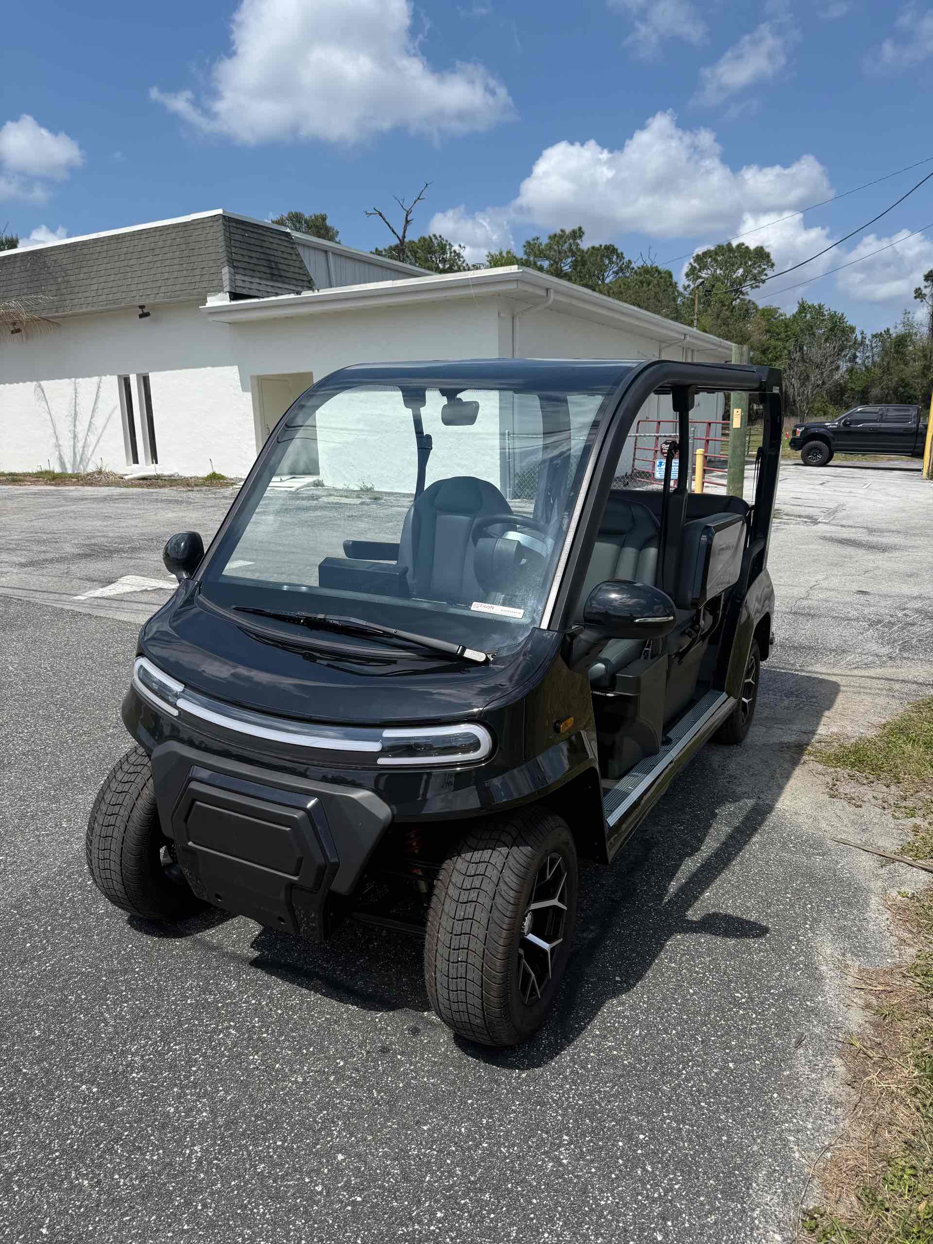 2025 Denago City Golf Cart in Black