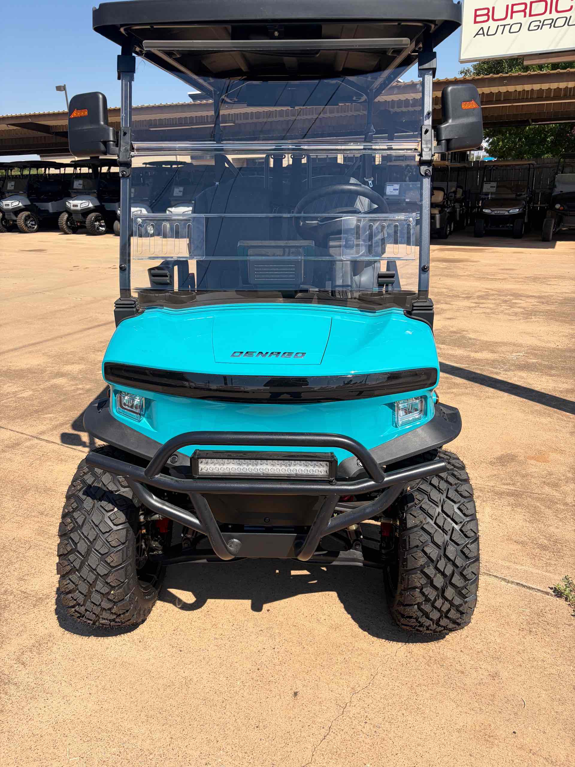 2026 Denago Rover XL6 Golf Cart in Aqua for sale at TIGON Wichita Falls, TX