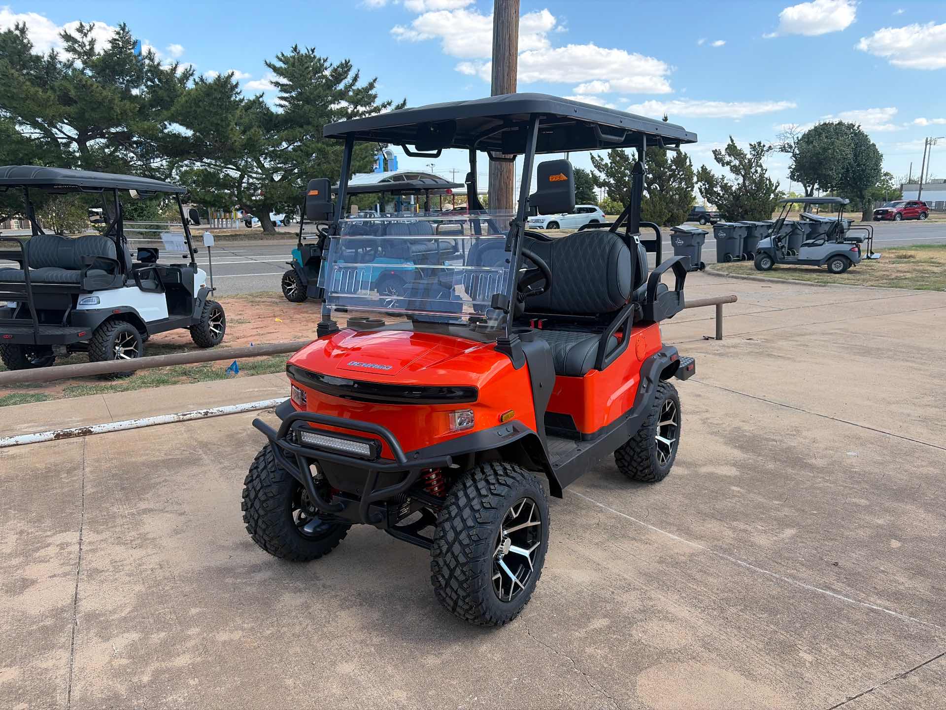 2026 Denago Nomad XL Lava golf cart for sale in Wichita Falls, TX — July 4th Golf Cart Sales Event
