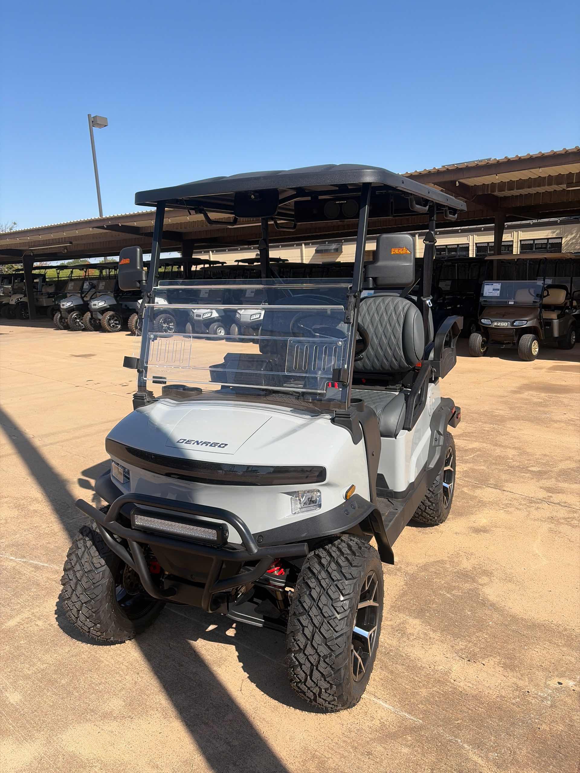 2026 Denago Nomad XL Golf Cart in Gray for sale at TIGON Wichita Falls, TX