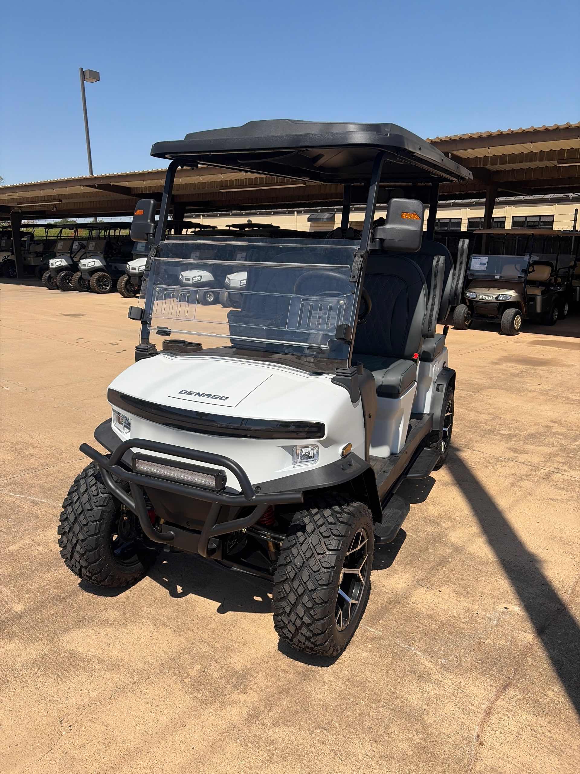 2026 Denago Rover XL Golf Cart in Matte White for sale at TIGON Wichita Falls, TX
