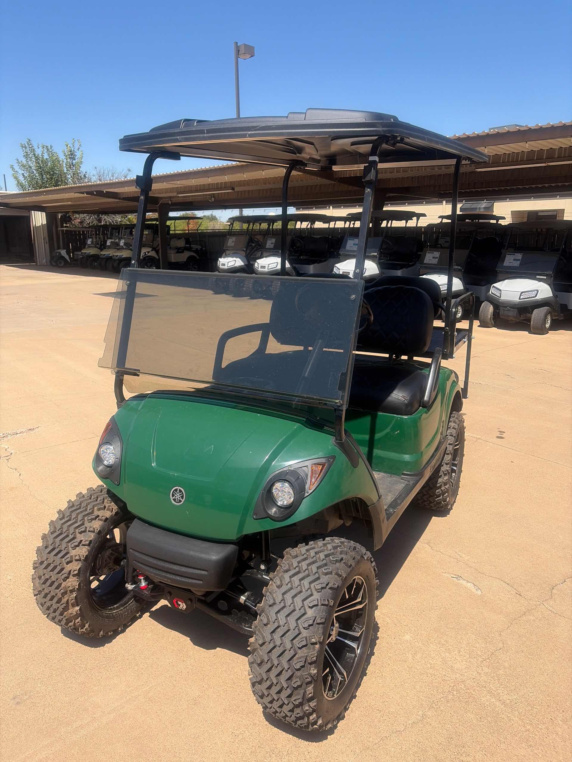 Used 2016 Yamaha Drive 2 Golf Cart in Green for sale at TIGON Wichita Falls, TX