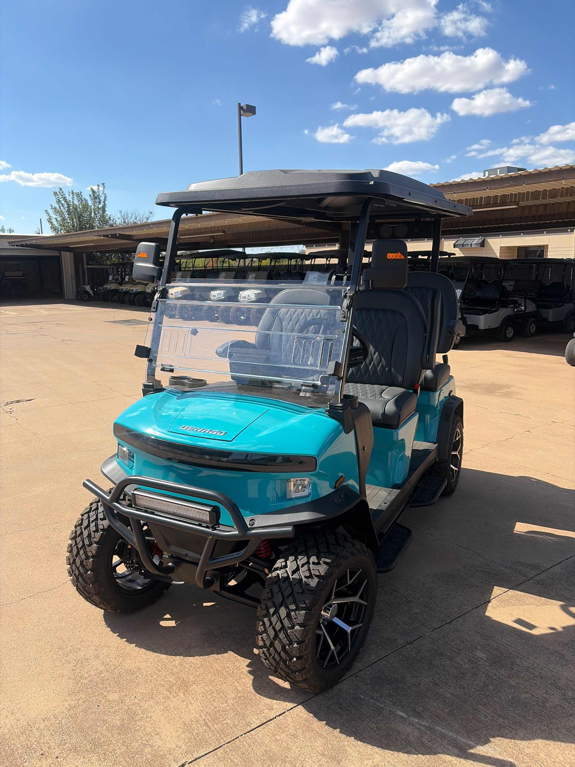 2026 Denago Rover XL Golf Cart in Aqua for sale at TIGON Wichita Falls, TX