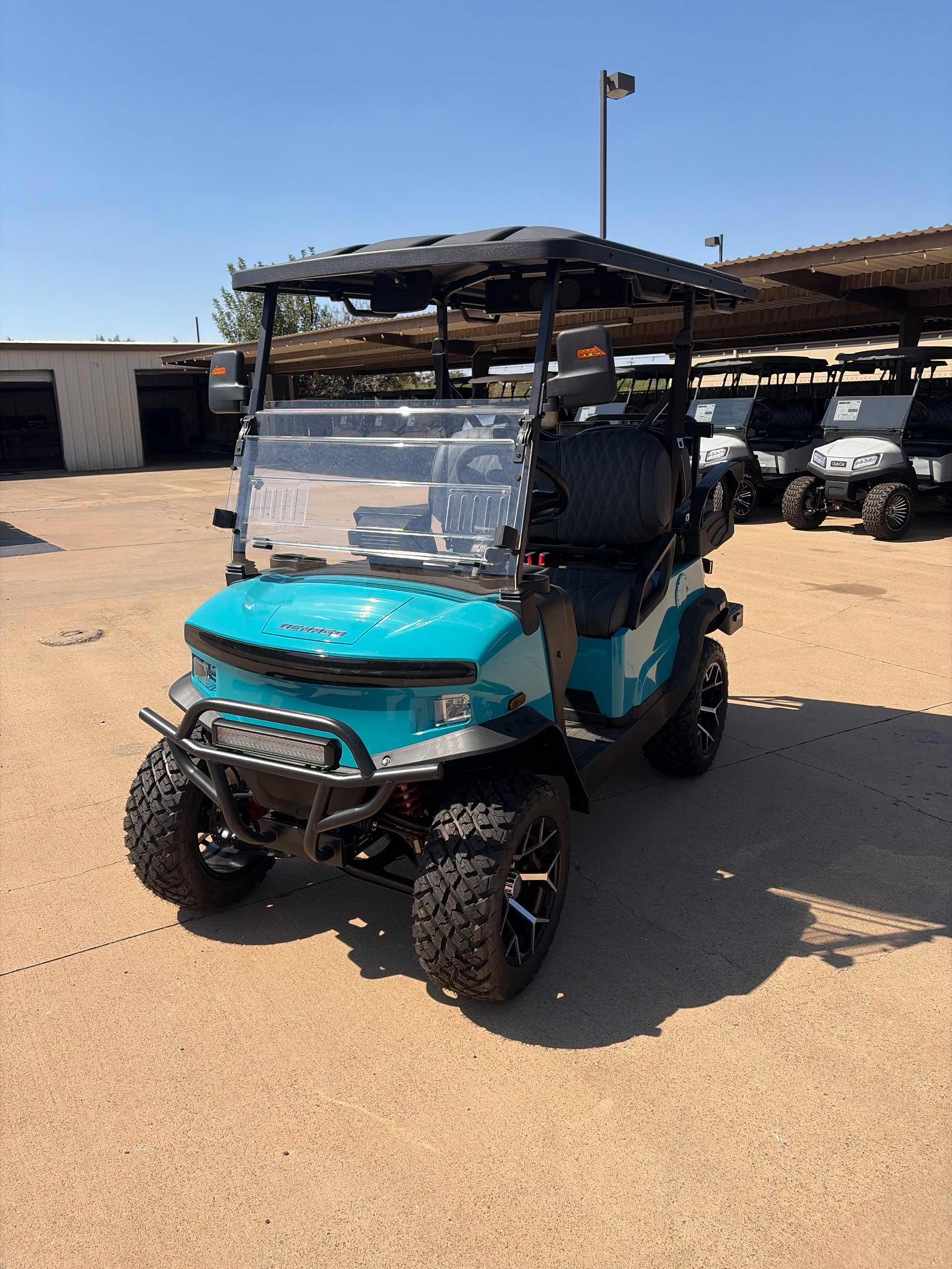2026 Denago Nomad XL Golf Cart in Aqua for sale at TIGON Wichita Falls, TX