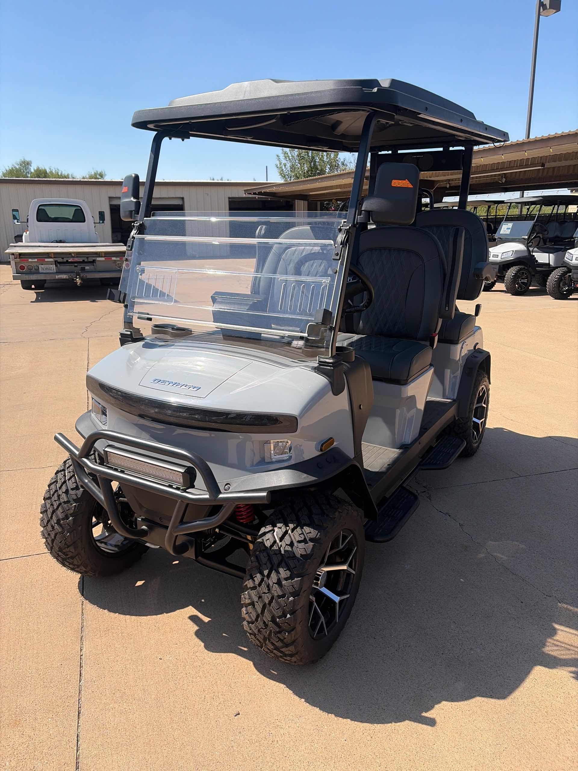 2026 Denago Rover XL Golf Cart in Gray for sale at TIGON Wichita Falls, TX
