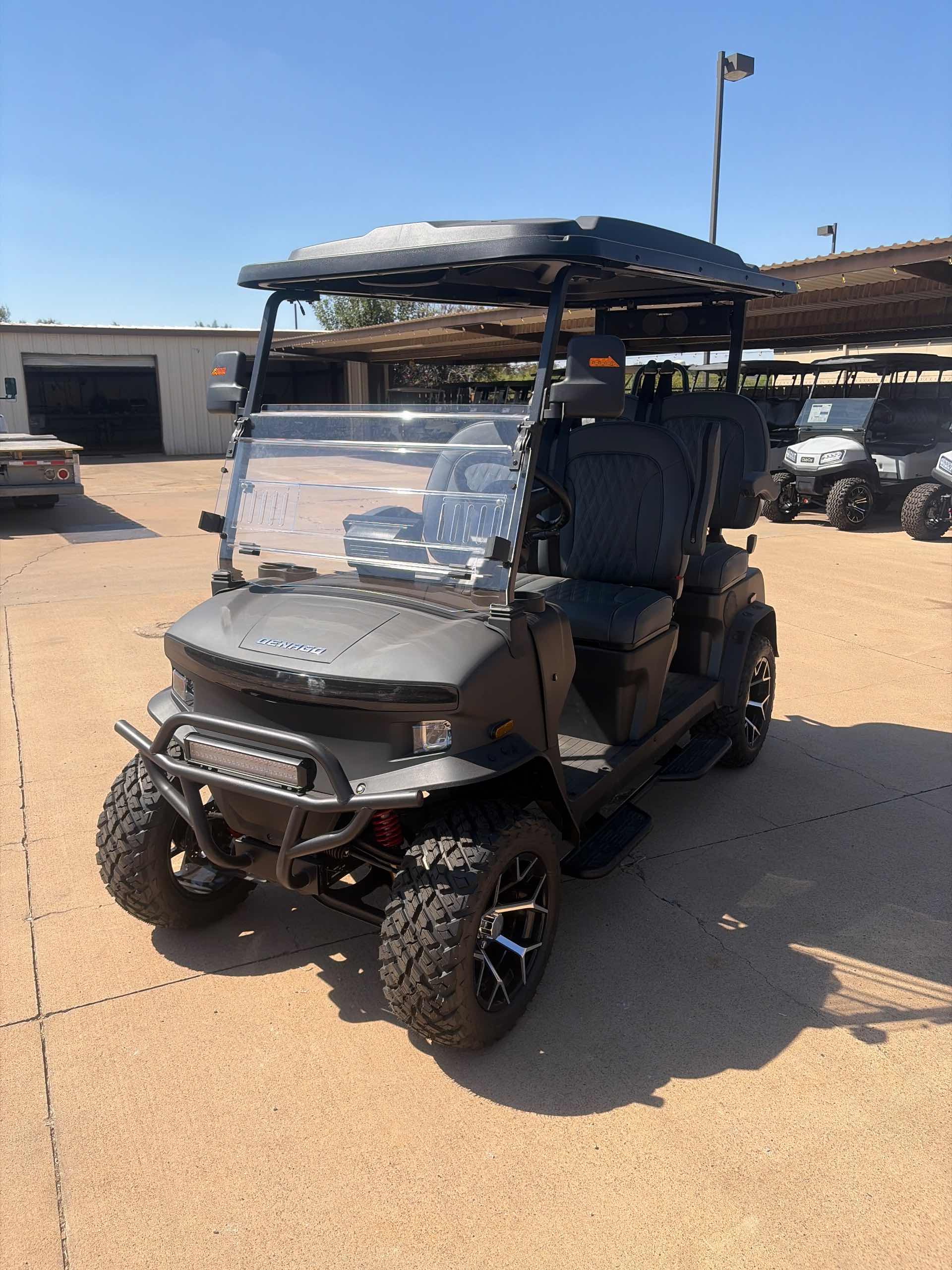 2026 Denago Rover XL Golf Cart in Matte Black for sale at TIGON Wichita Falls, TX