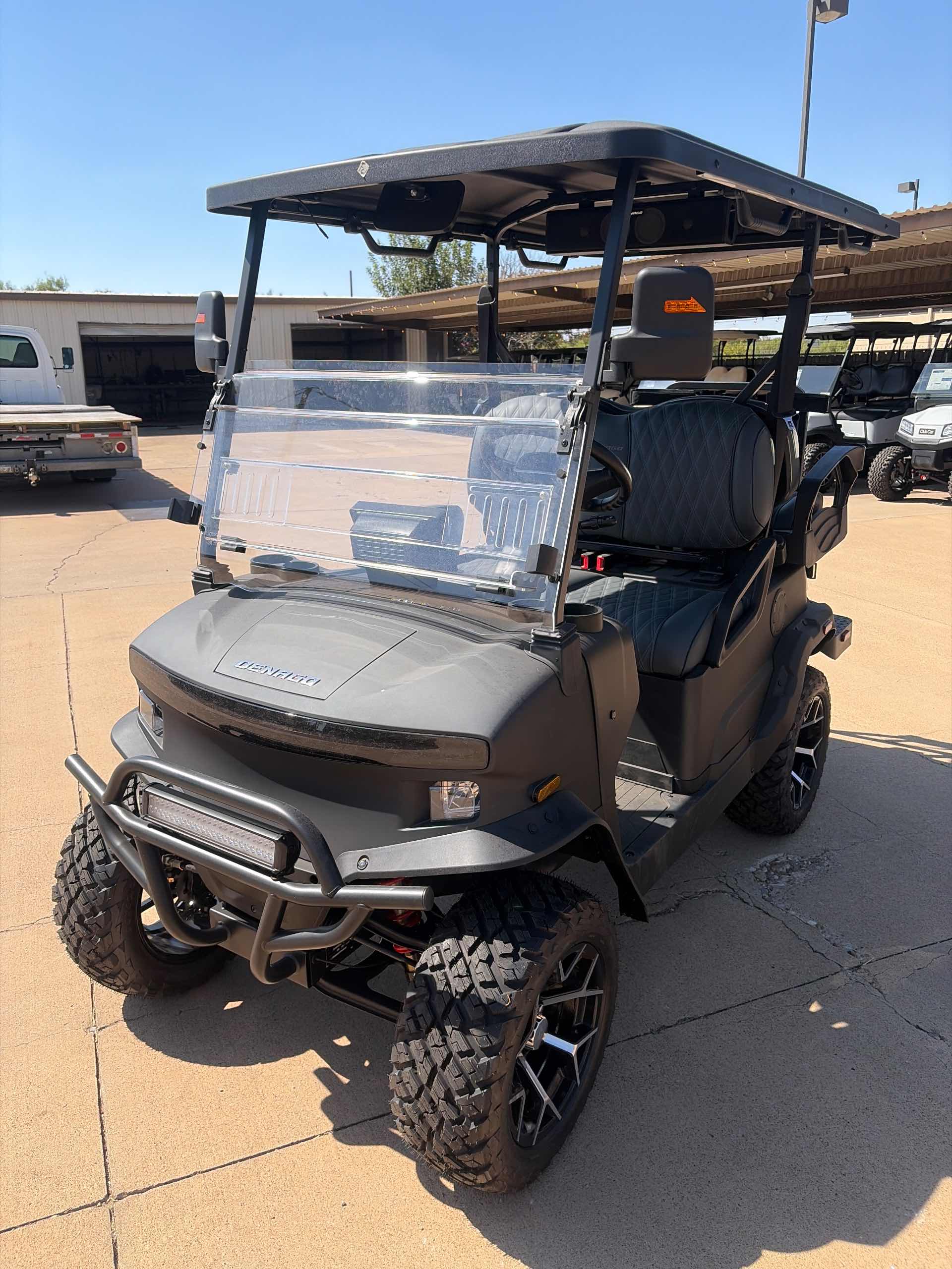 2026 Denago Nomad XL Golf Cart in Matte Black for sale at TIGON Wichita Falls, TX