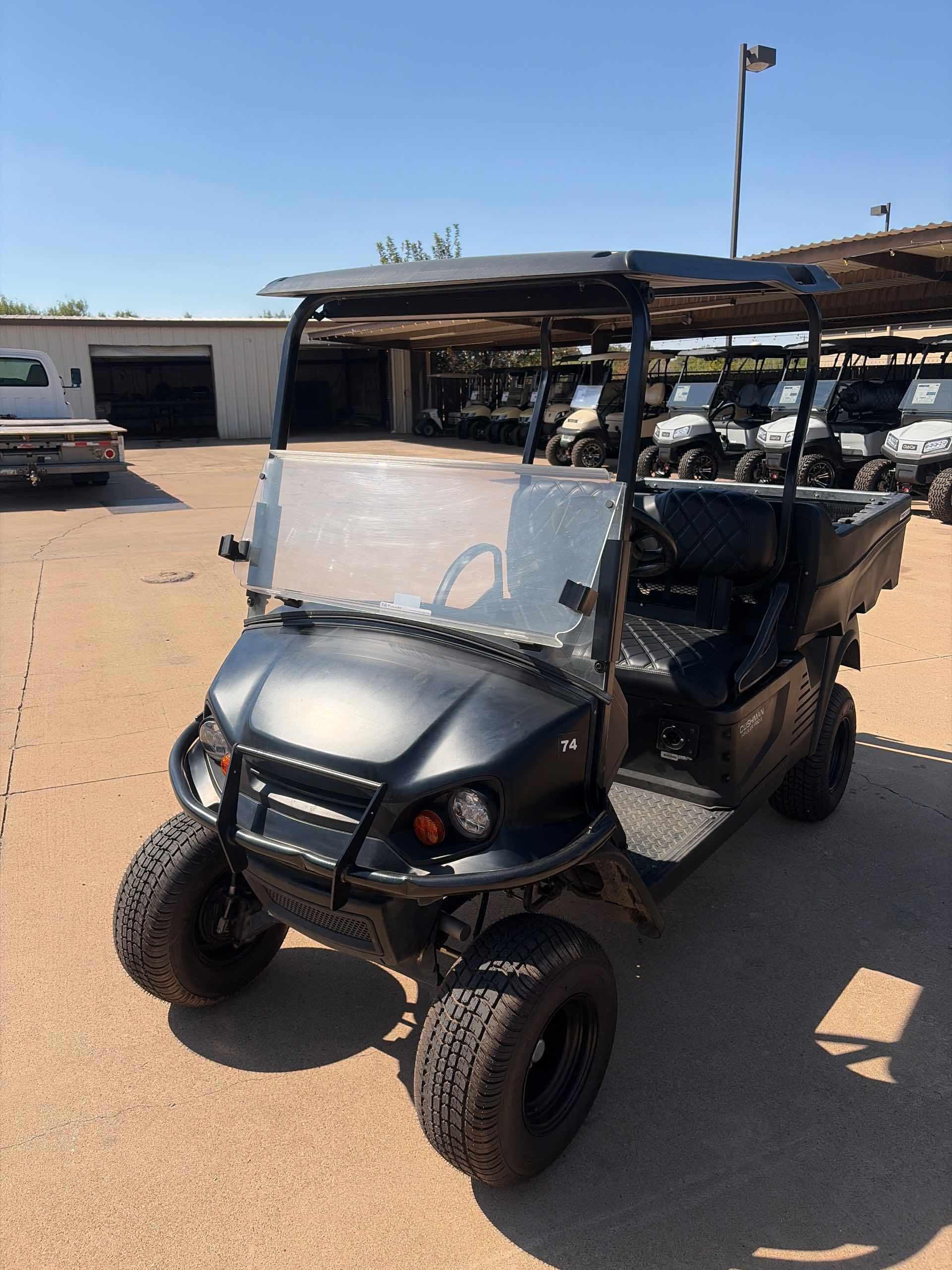 Used 2020 EZGO Cushman Golf Cart in Black for sale at TIGON Wichita Falls, TX