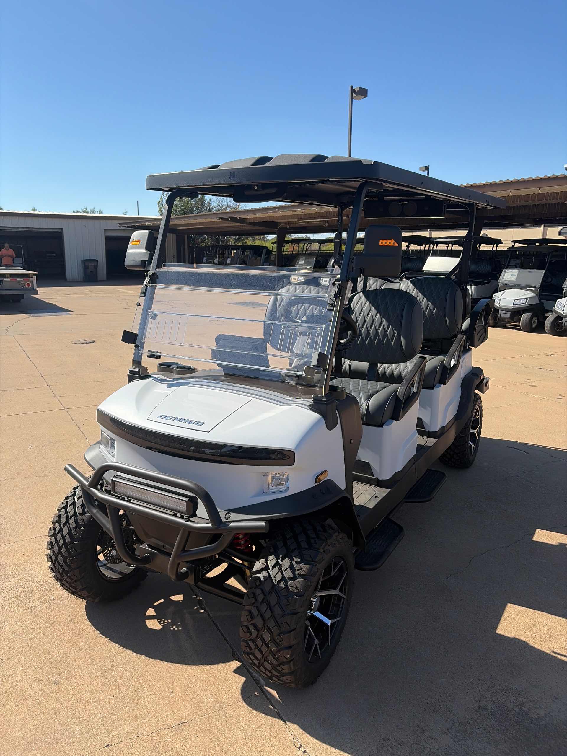 2026 Denago Rover XL6 Golf Cart in Matte White for sale at TIGON Wichita Falls, TX