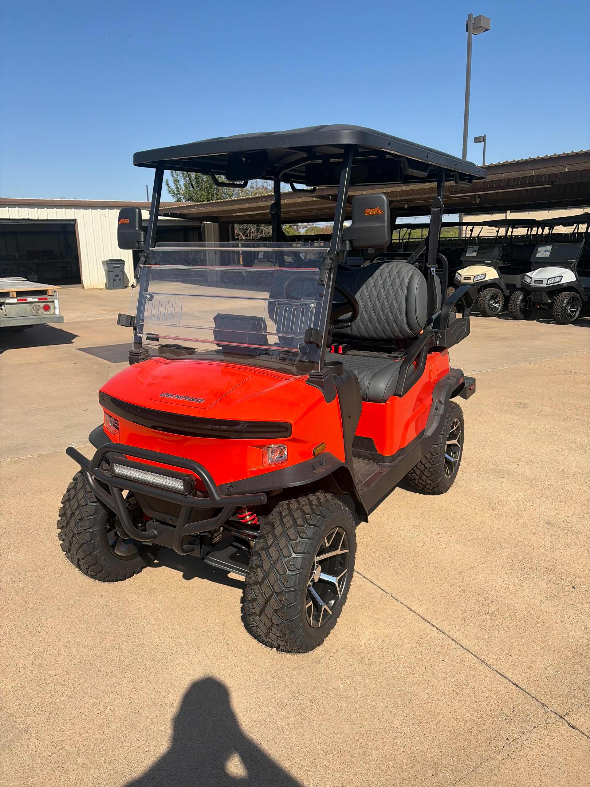2026 Denago Nomad XL Golf Cart in Lava for sale at TIGON Wichita Falls, TX
