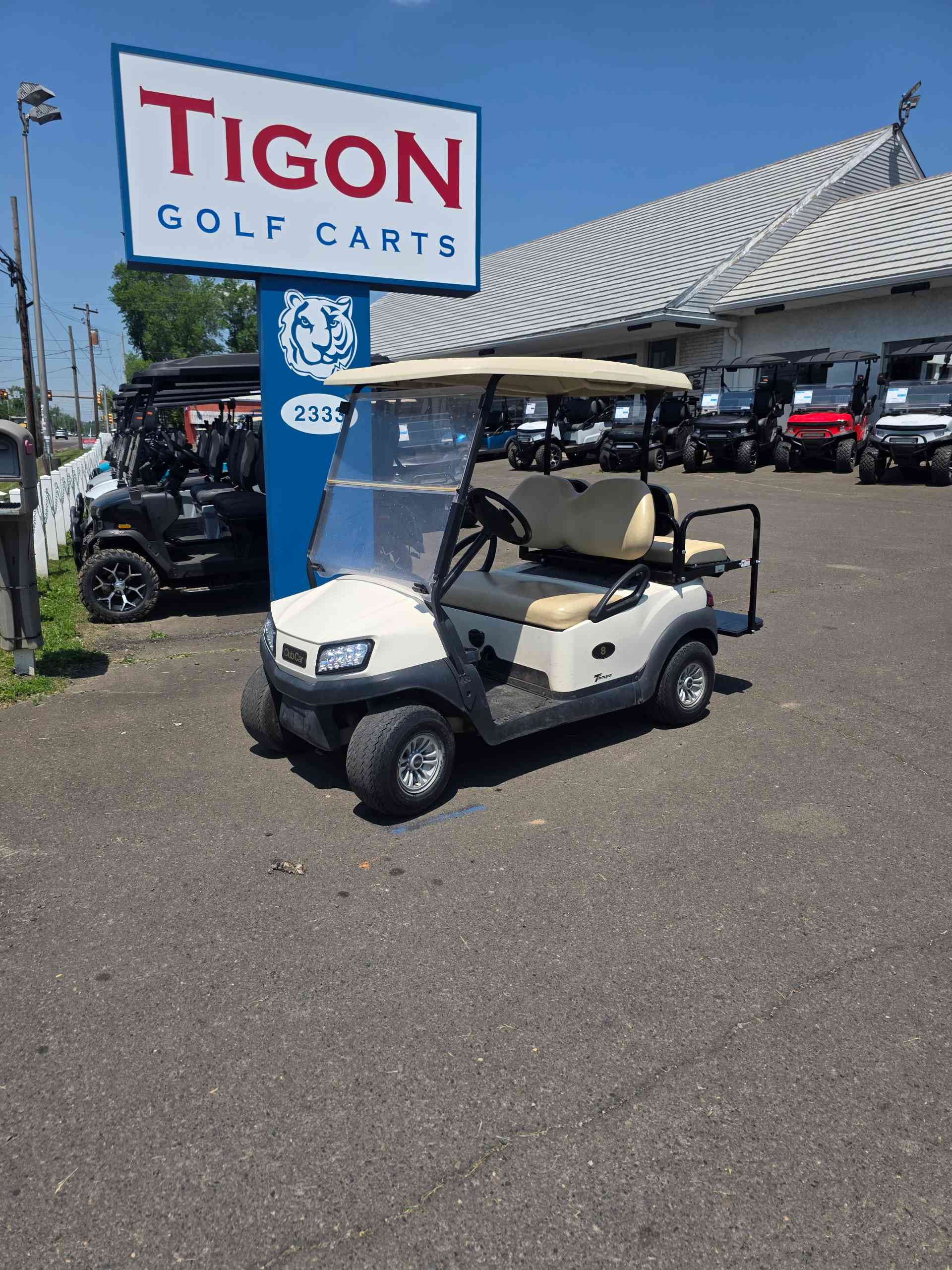 2018 Club Car Tempo Golf Cart in Beige
