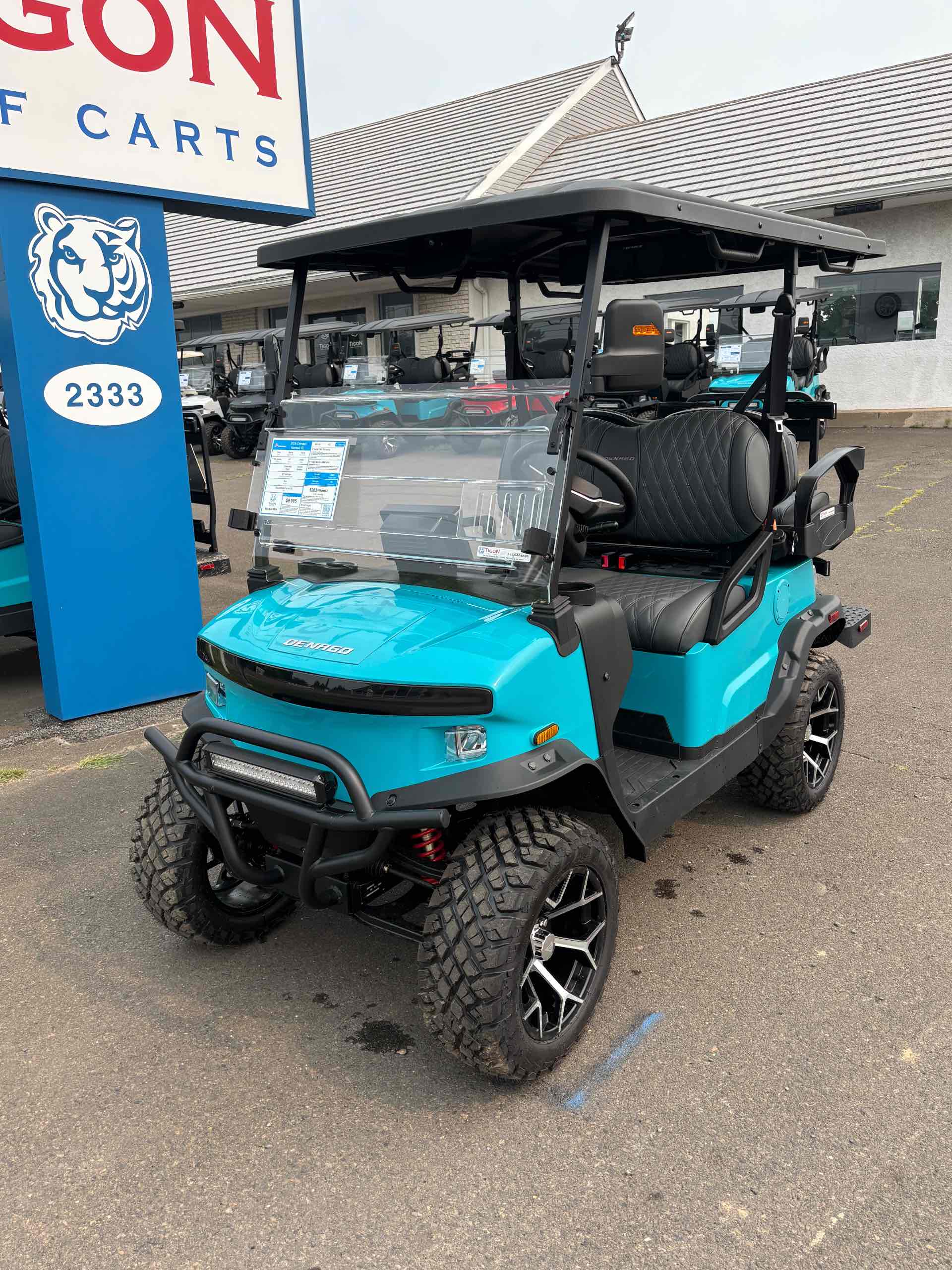 2026 Denago Nomad XL Golf Cart in Aqua
