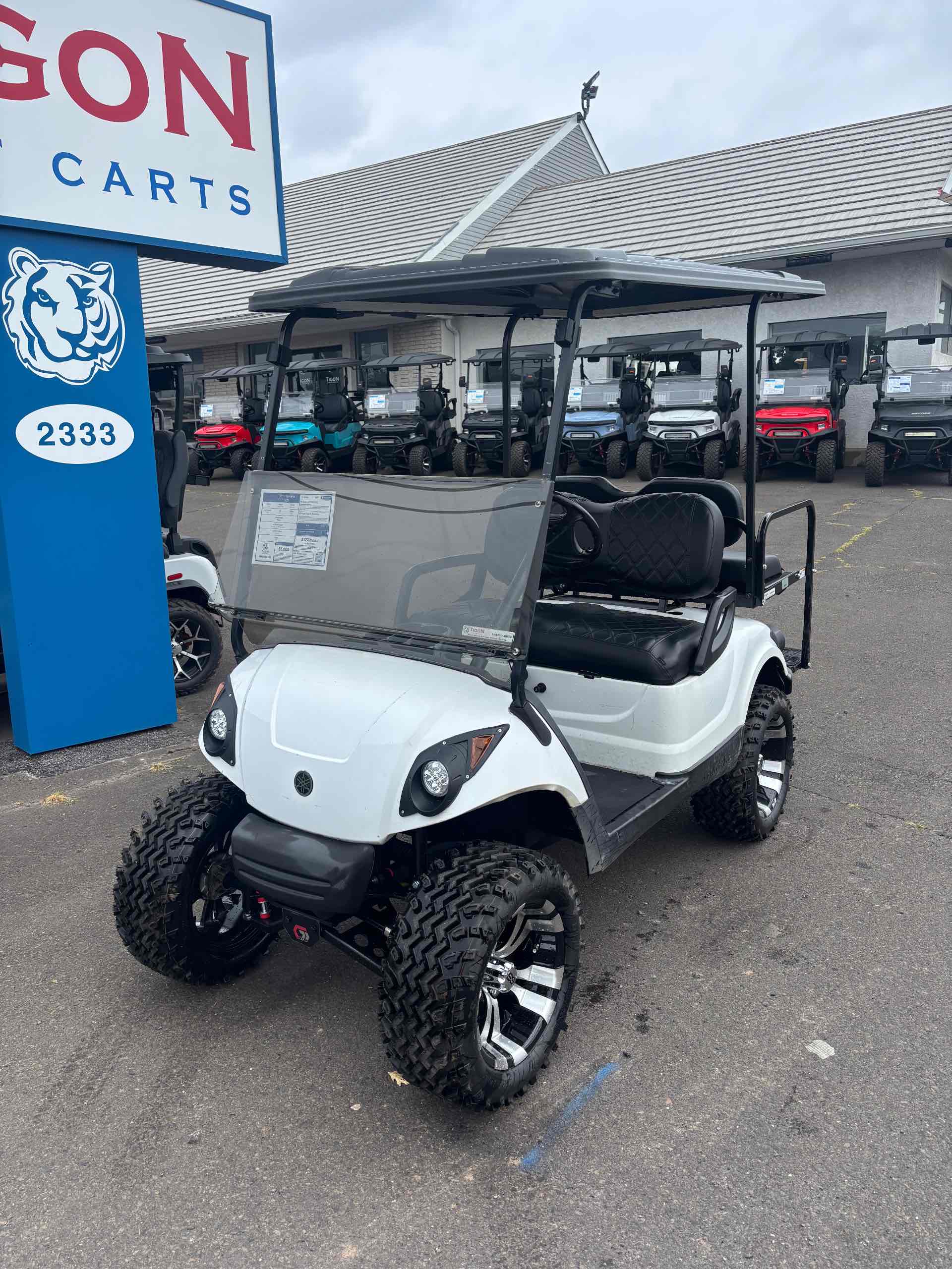 2019 Yamaha G29 Golf Cart in White